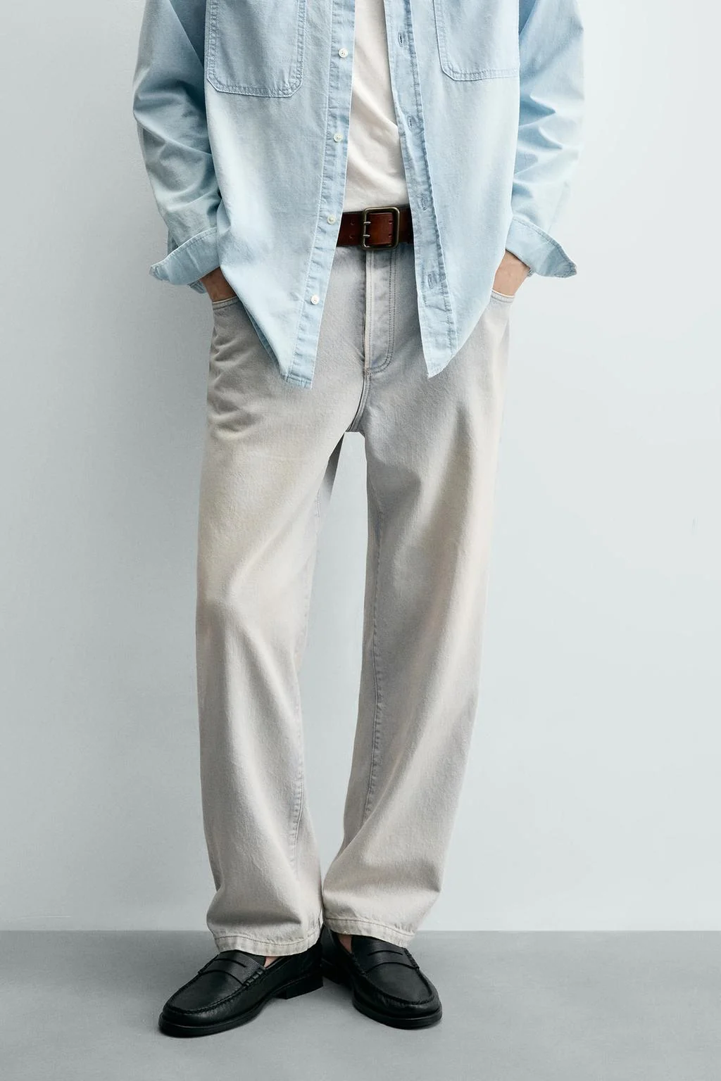 BAGGY CROPPED FIT JEANS