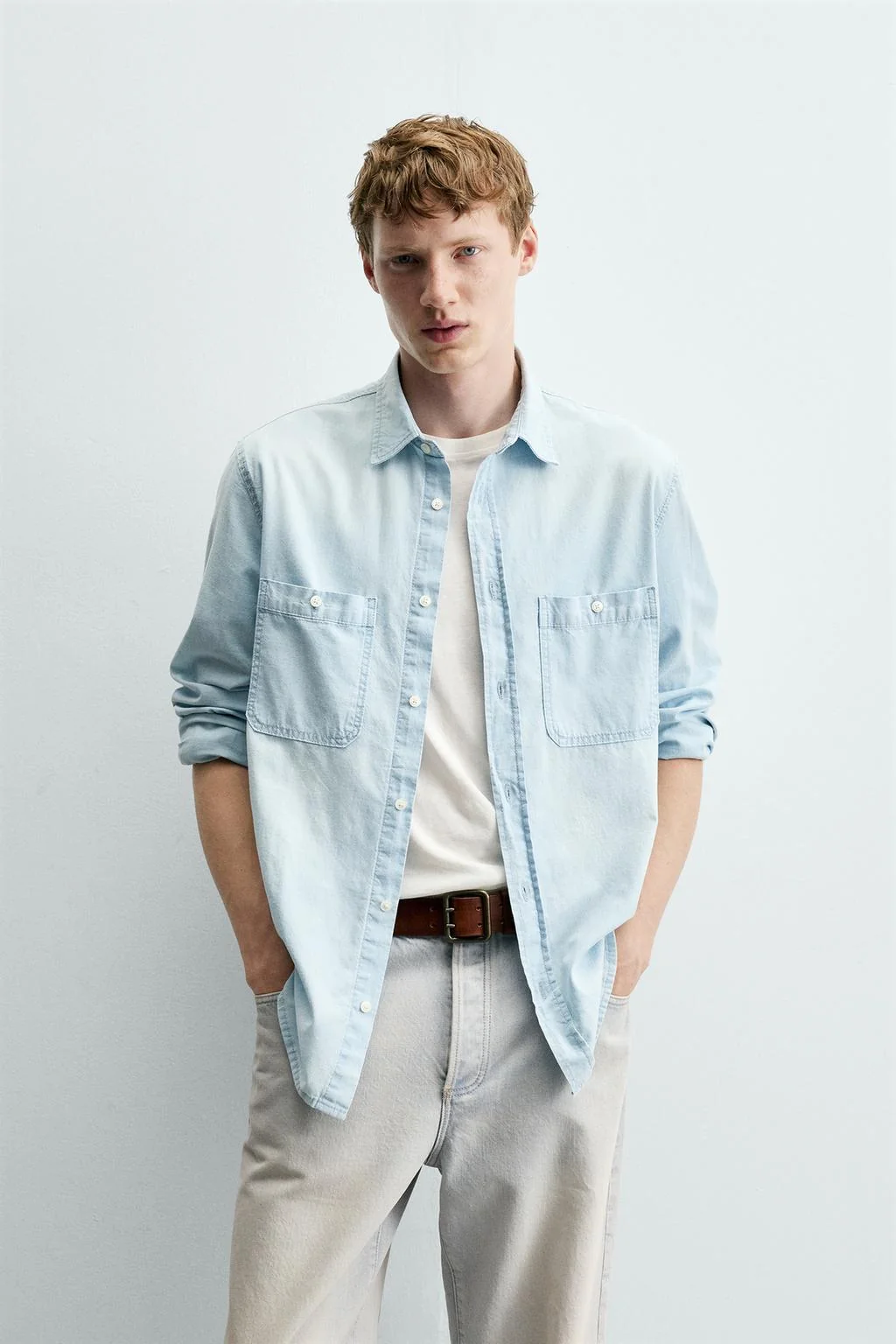 REGULAR FIT DENIM SHIRT