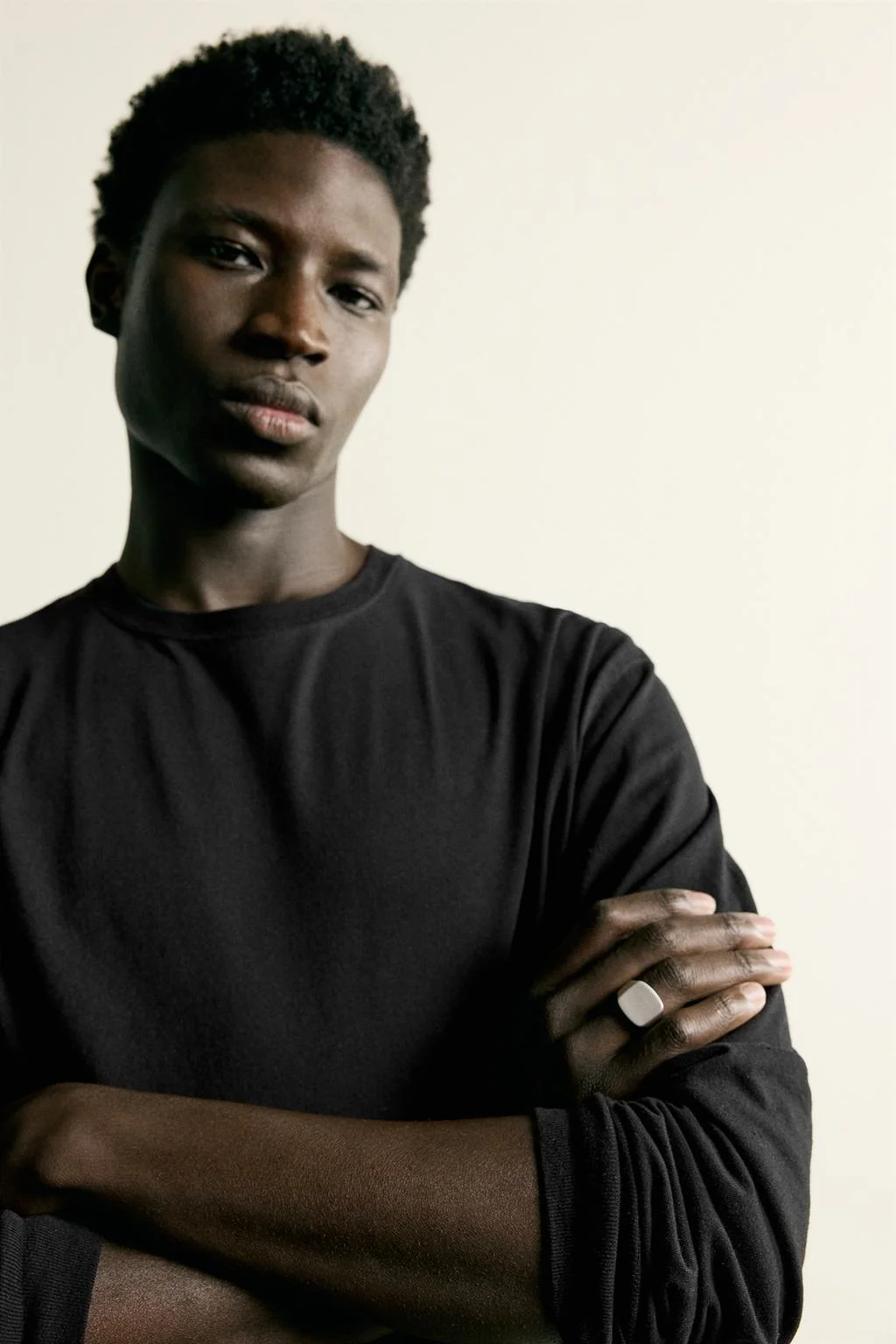 Металлическое кольцо-печатка