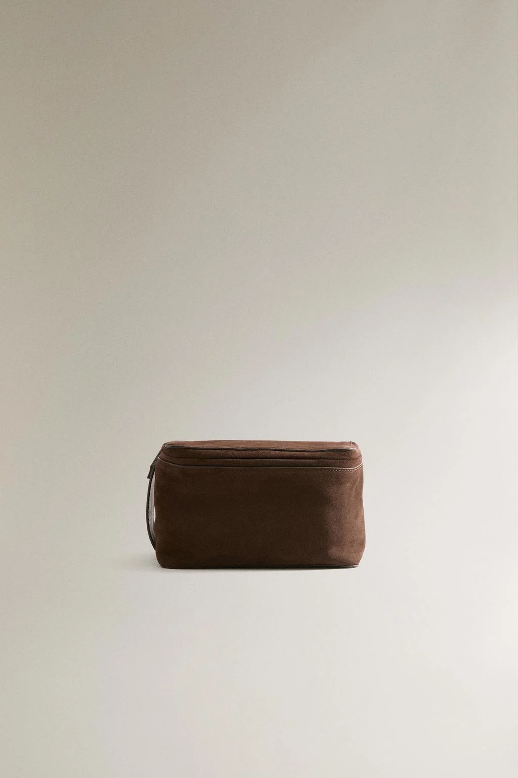 SPLIT SUEDE WASH BAG