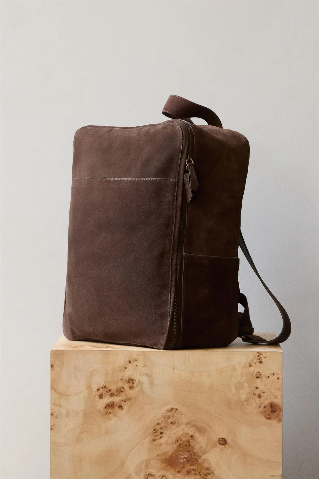 SPLIT LEATHER BACKPACK