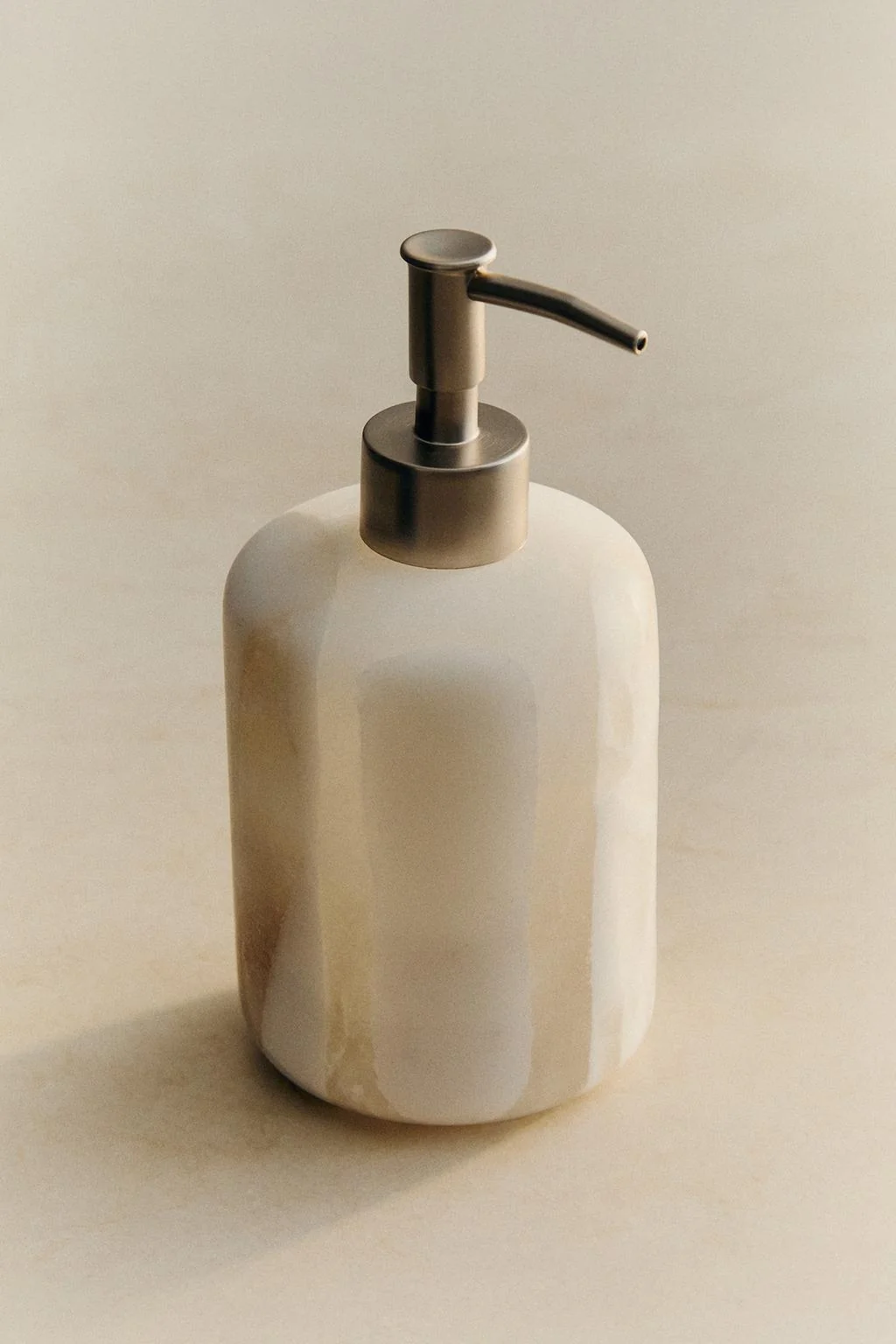 ALABASTER RESIN SOAP DISPENSER
