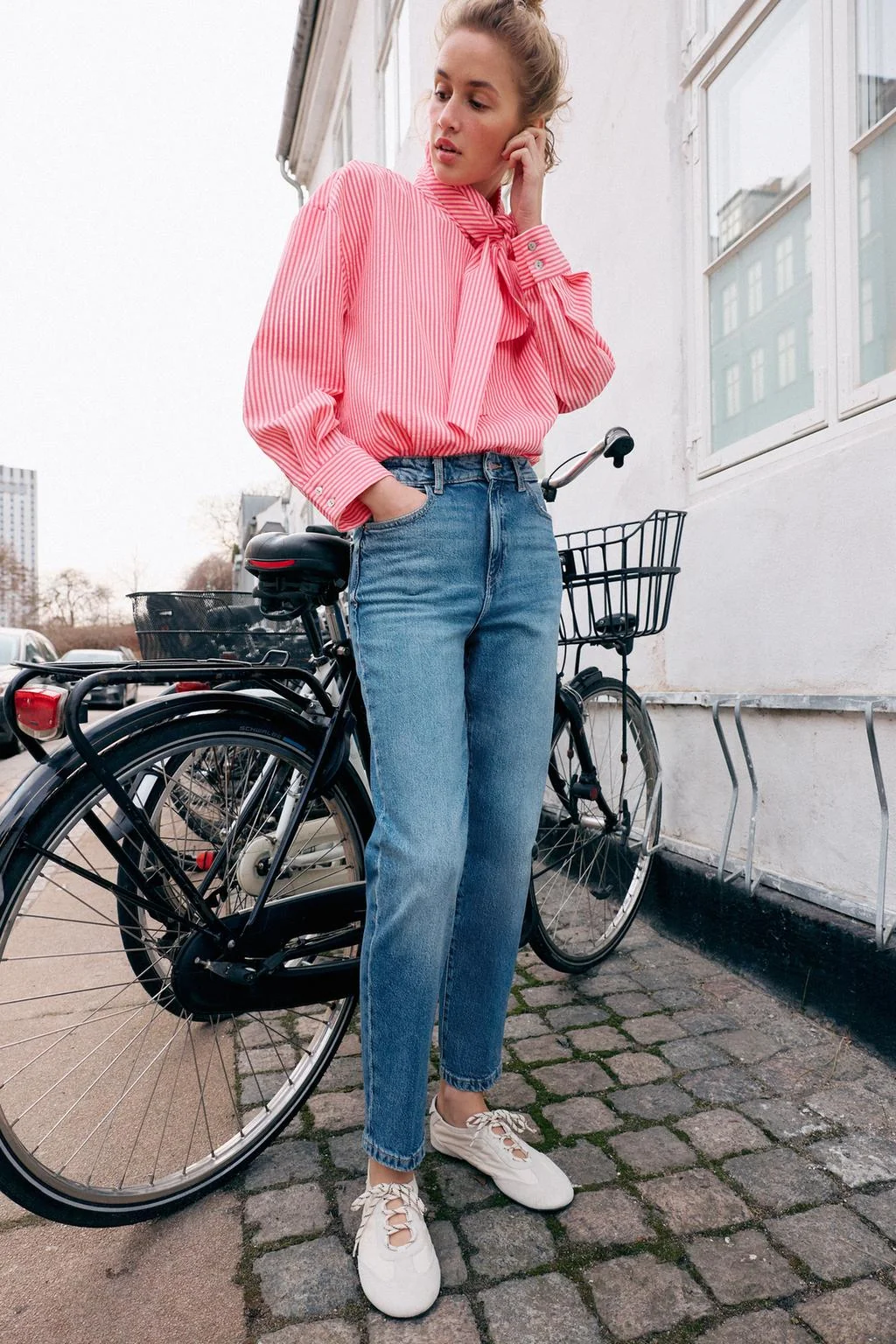 Z.01 джинсы в стиле мама высокой посадки с заутюженной стрелкой — Мом-фит