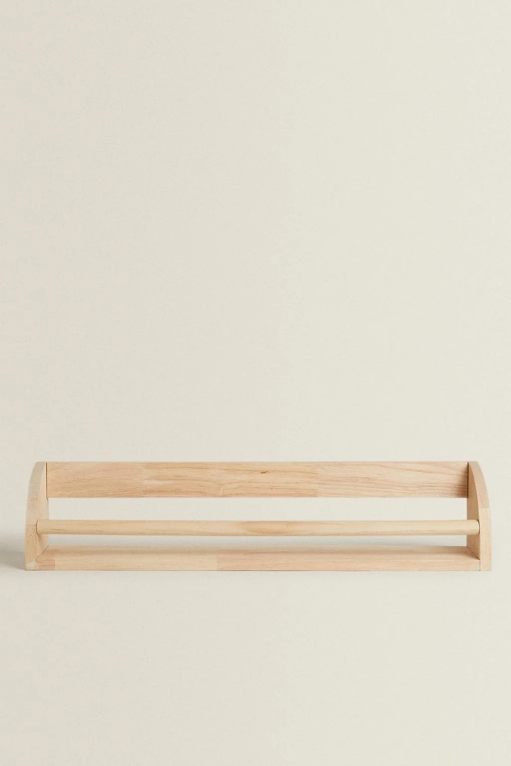 Детская деревянная полка с передней планкой — Мебель