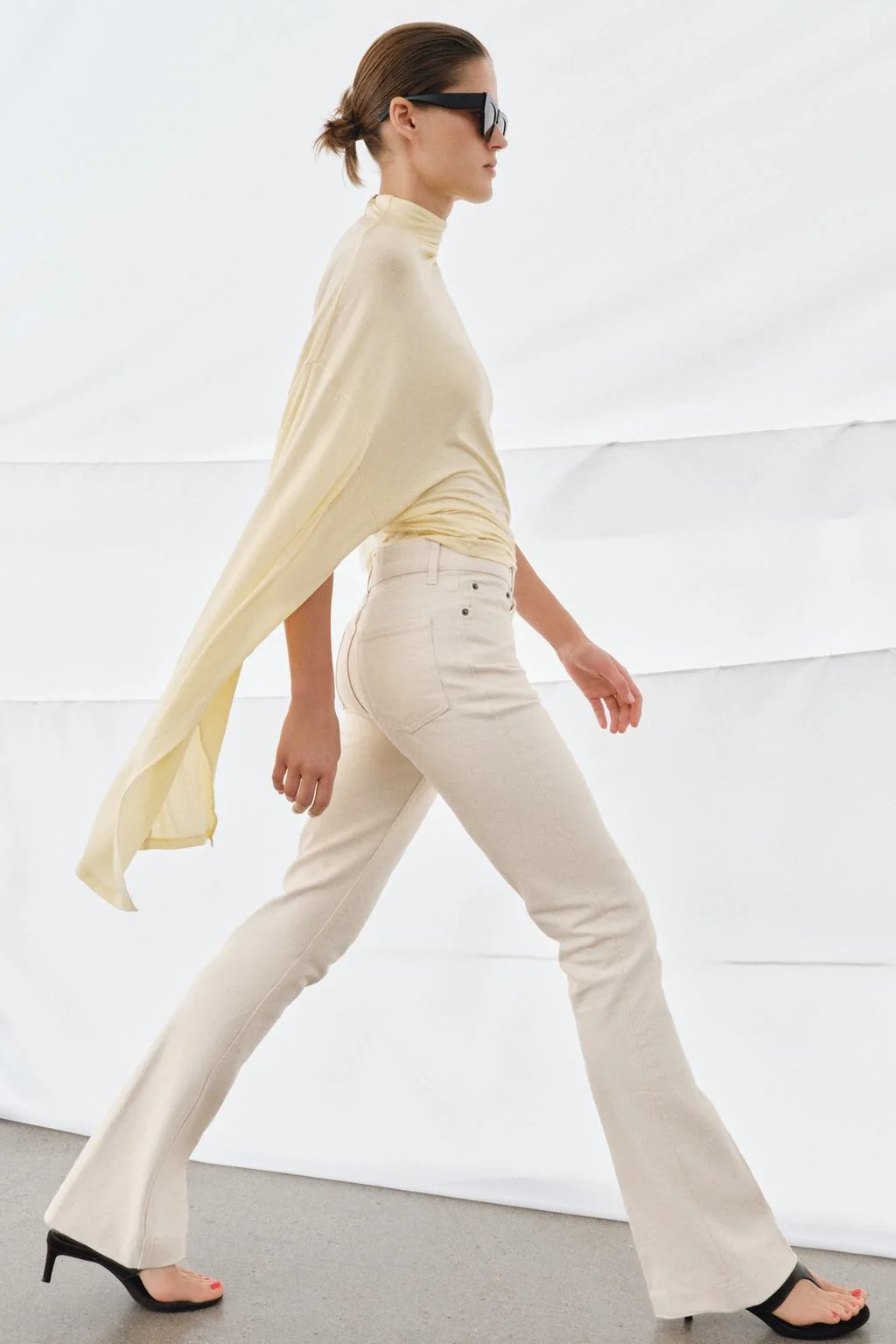 ZW COLLECTION средней посадки джинсы ботфорт — С широким низом