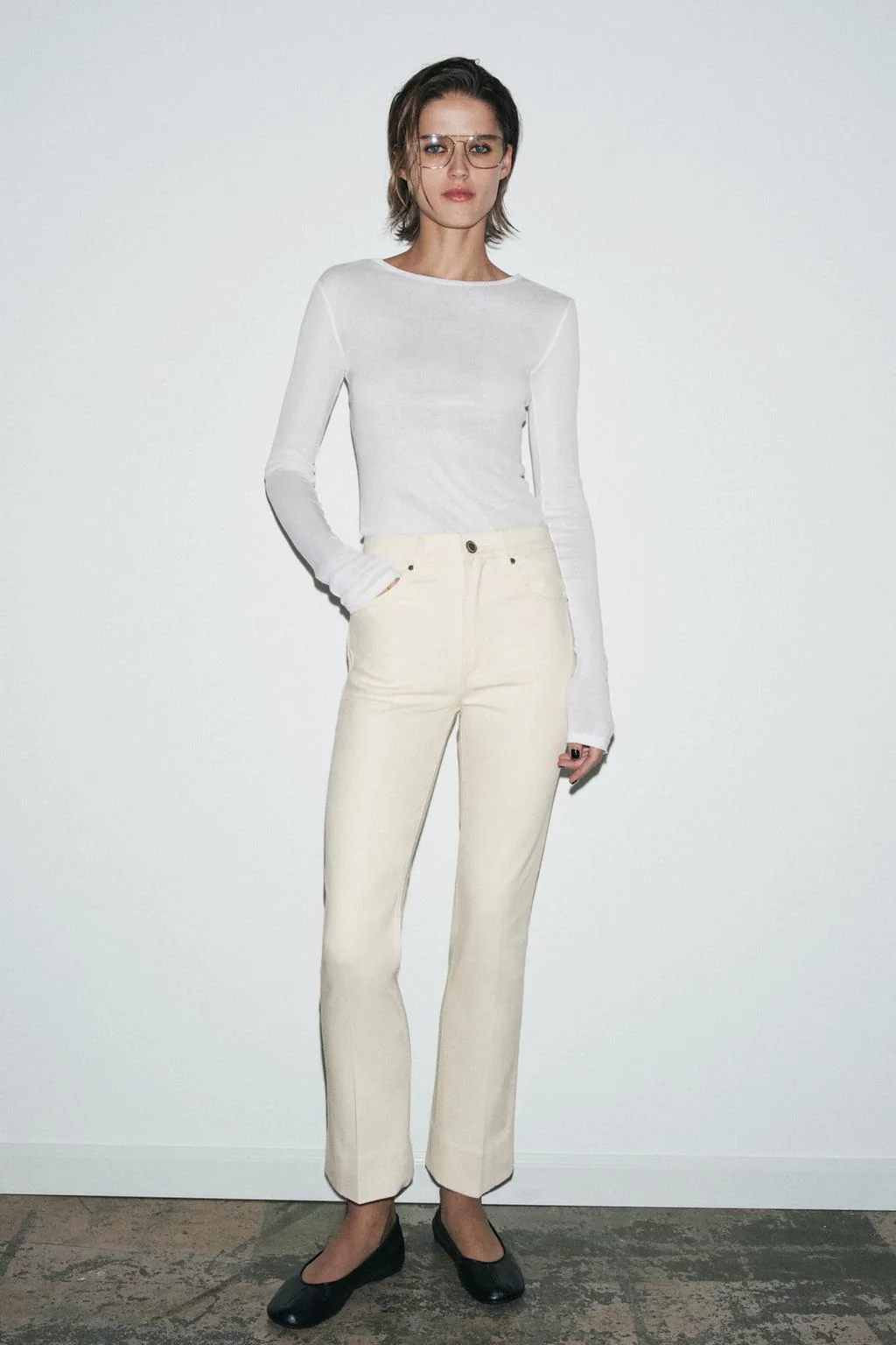 ZW COLLECTION джинсы ботфорт средней посадки — С широким низом