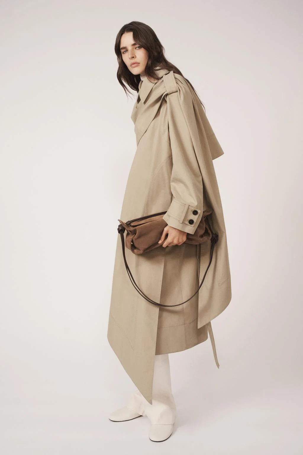 Съёмный жилет-тренч — модель ZARA WOMAN