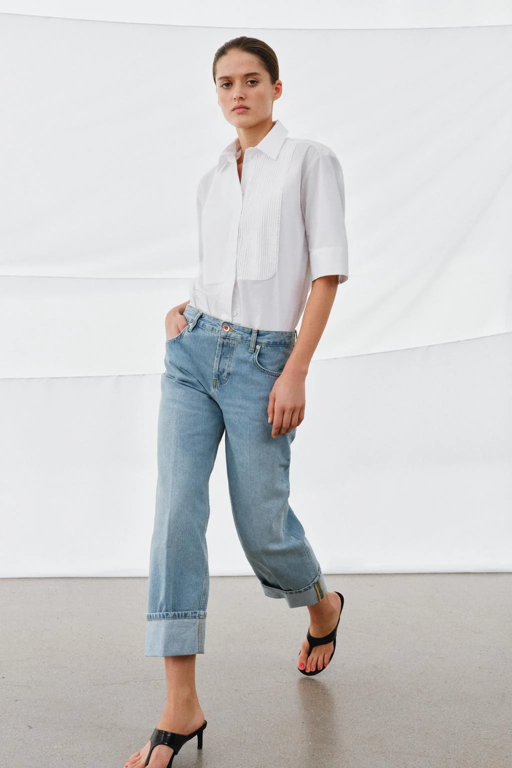 ZW COLLECTION низкие прямые джинсы