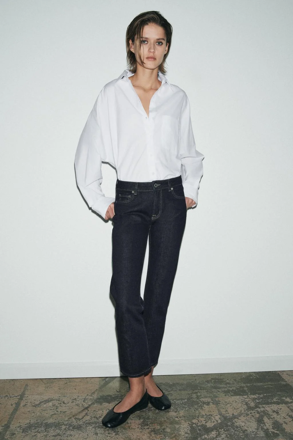 ZW COLLECTION сигаретные джинсы средней посадки