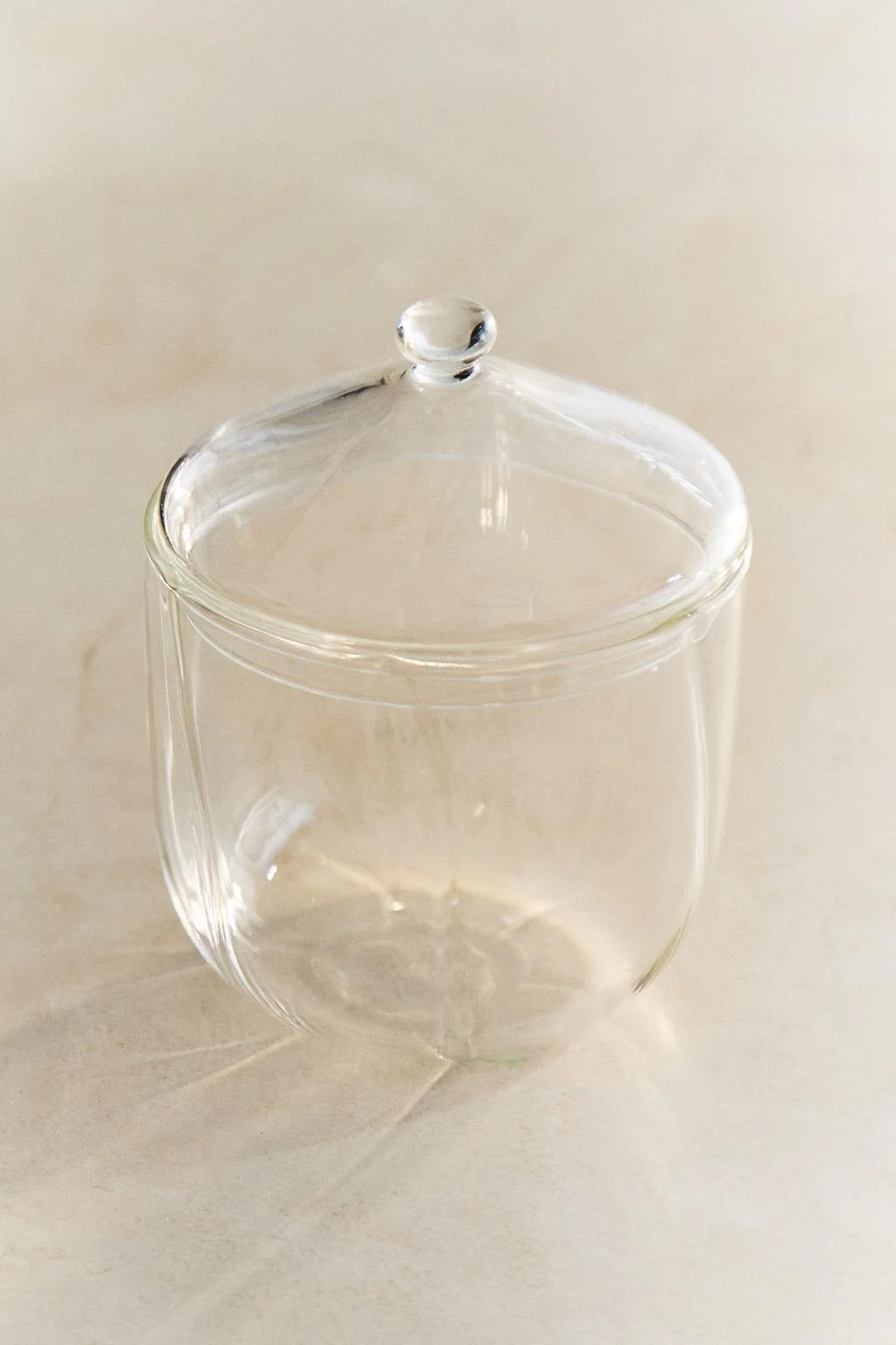 BOROSILICATE BATHROOM ORGANISER JAR
