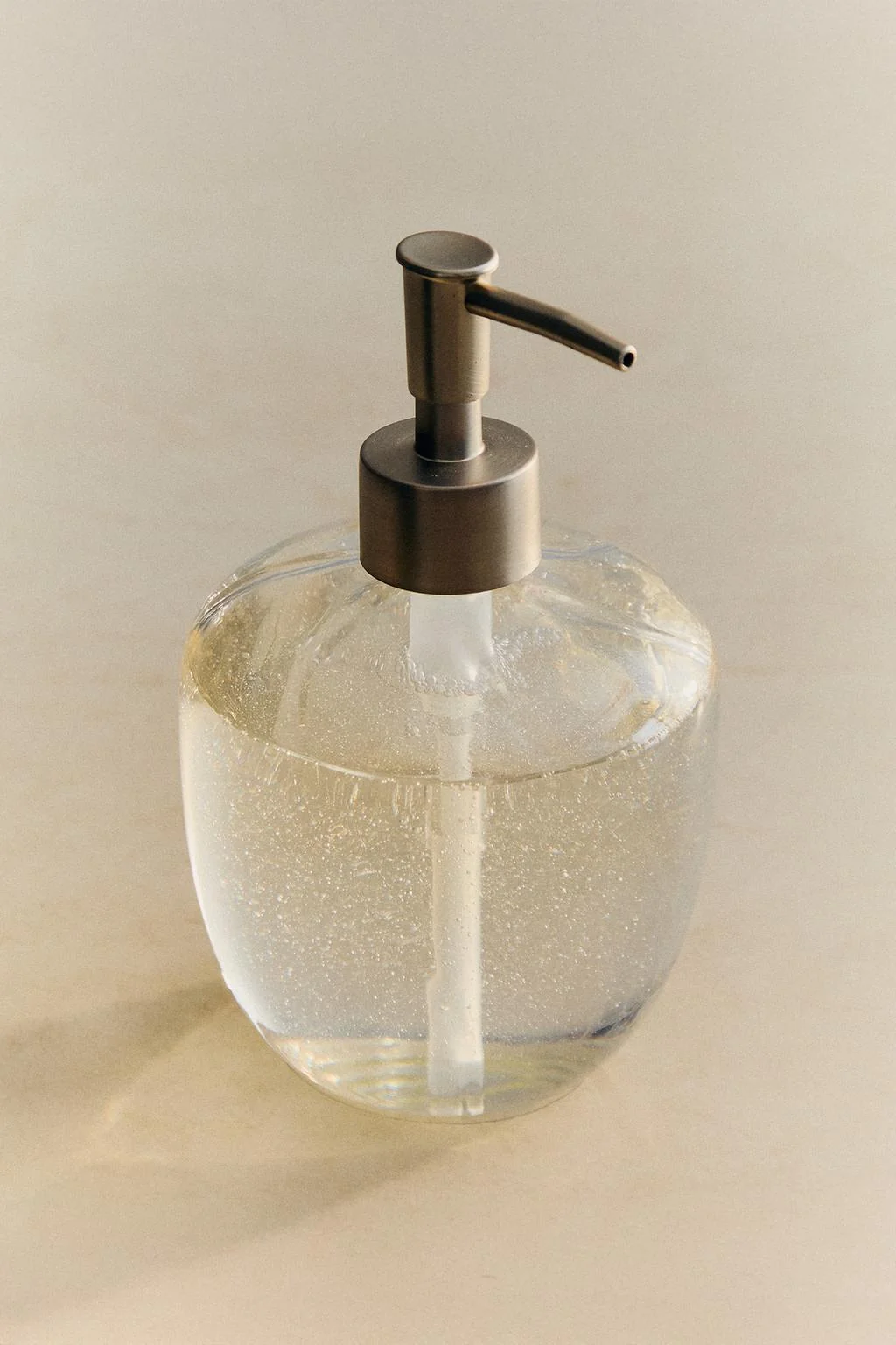 BOROSILICATE GLASS BATHROOM DISPENSER
