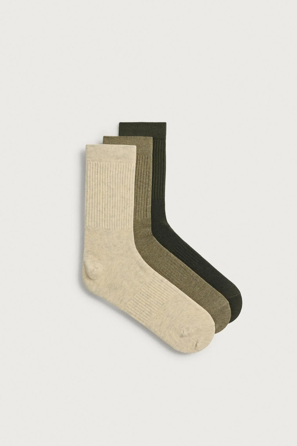 3-PACK OF RIBBED SOCKS