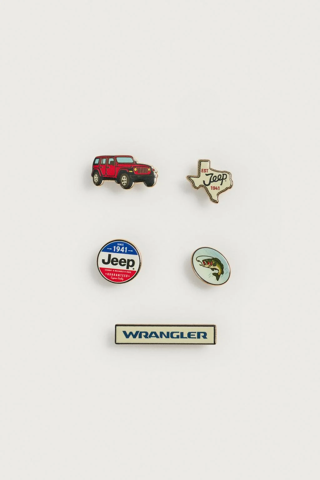 5-PACK OF JEEP® PINS