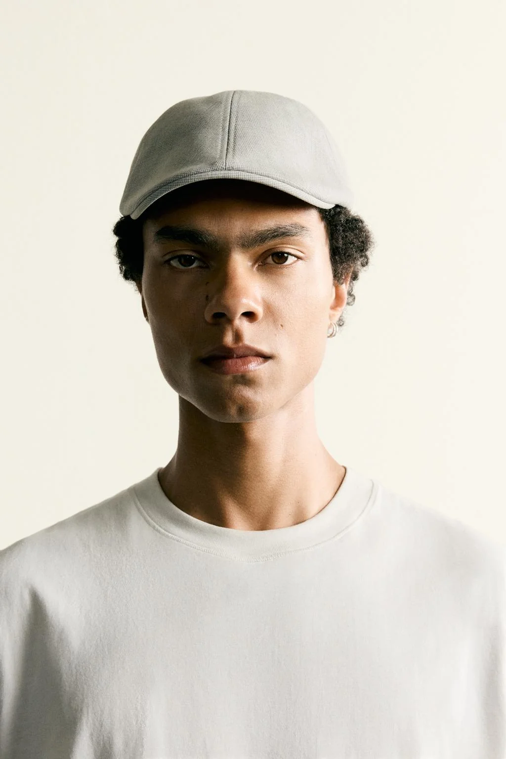 CHECK TEXTURE BERET