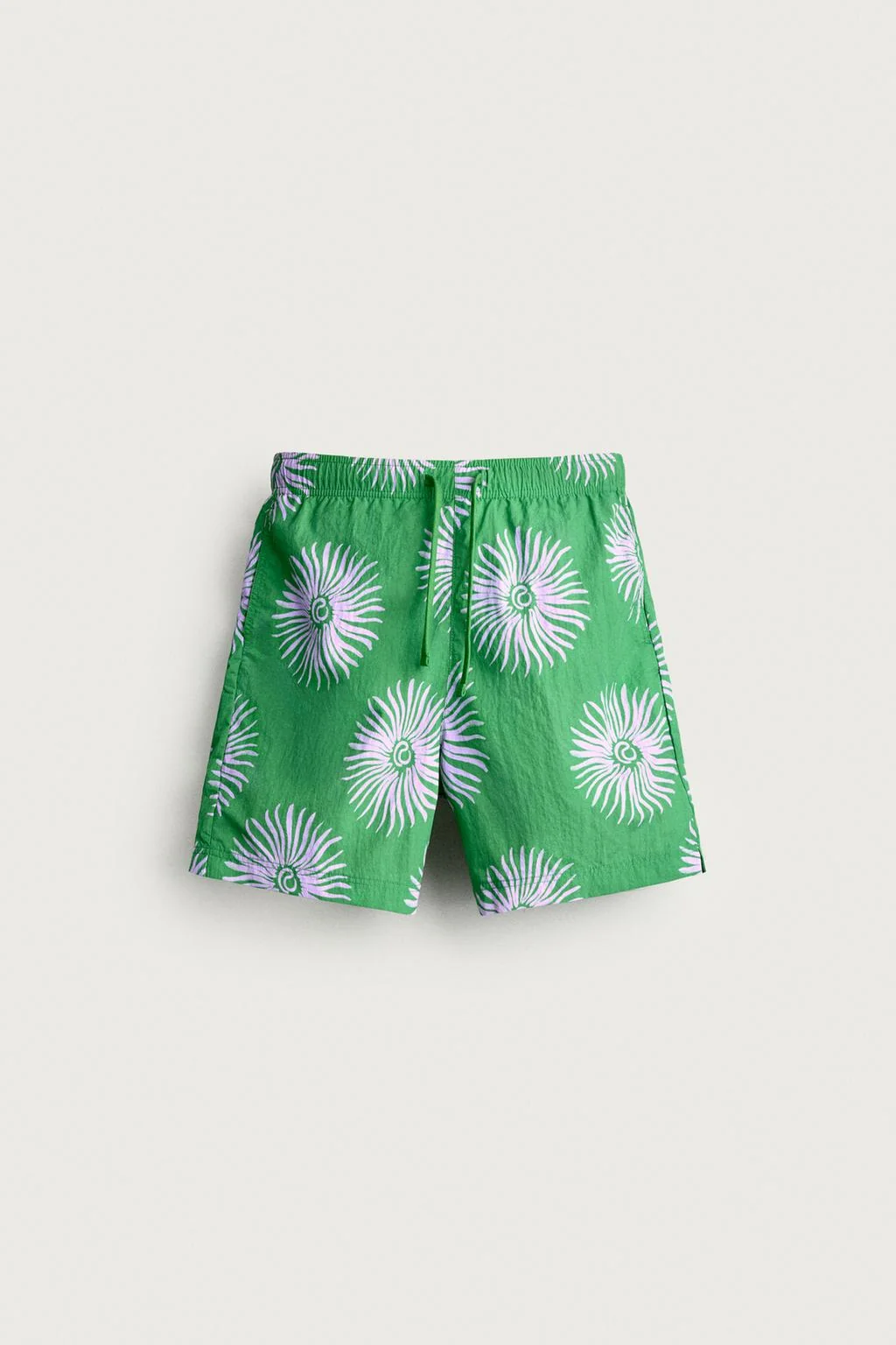 JELLYFISH PRINT LONG SWIMMING TRUNKS