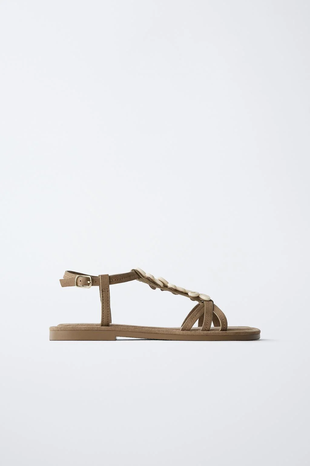 SHELL DETAIL SANDALS
