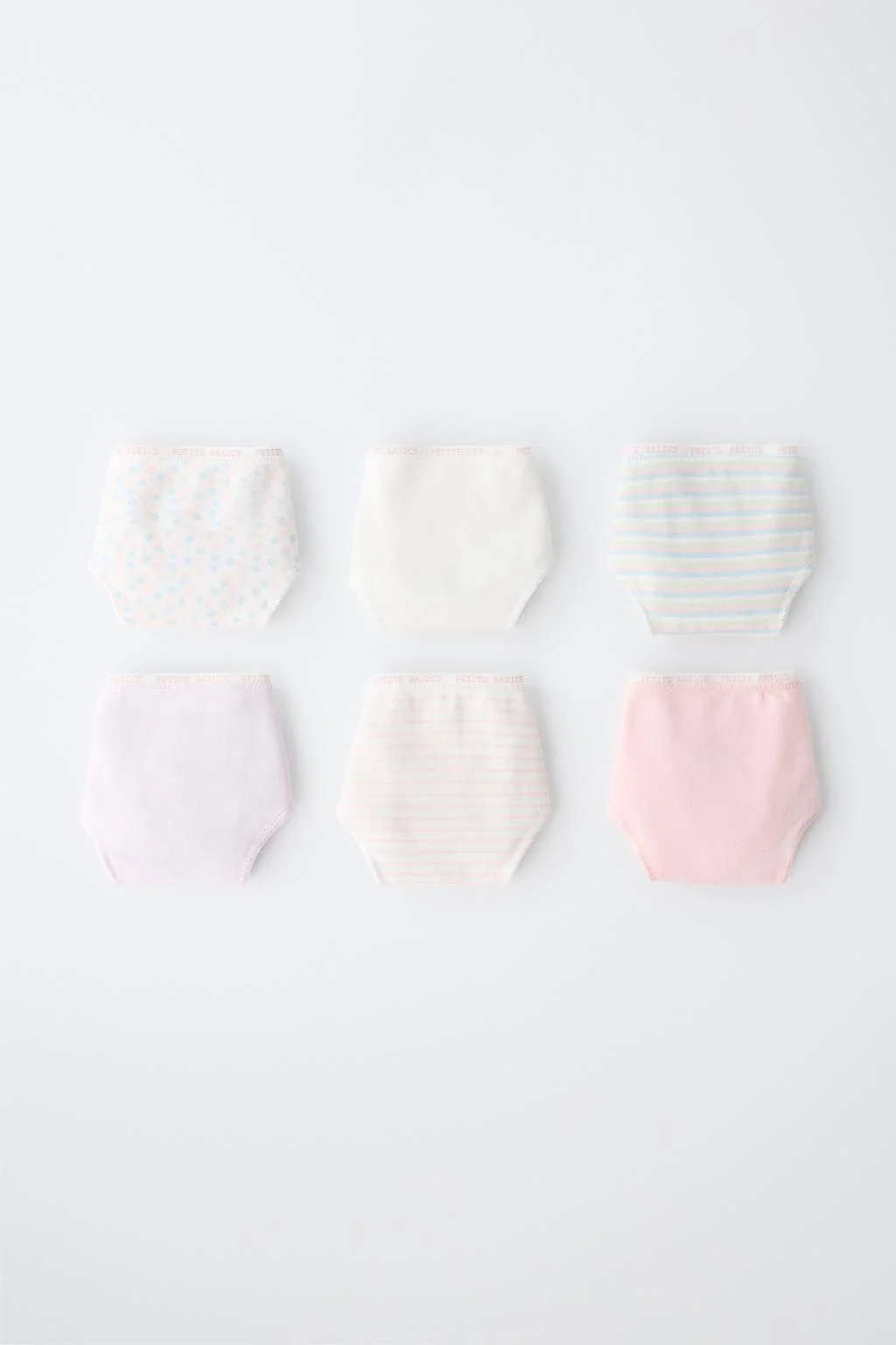 6-14 YEARS/ 6-PACK OF STRIPED AND FLORAL BRIEFS