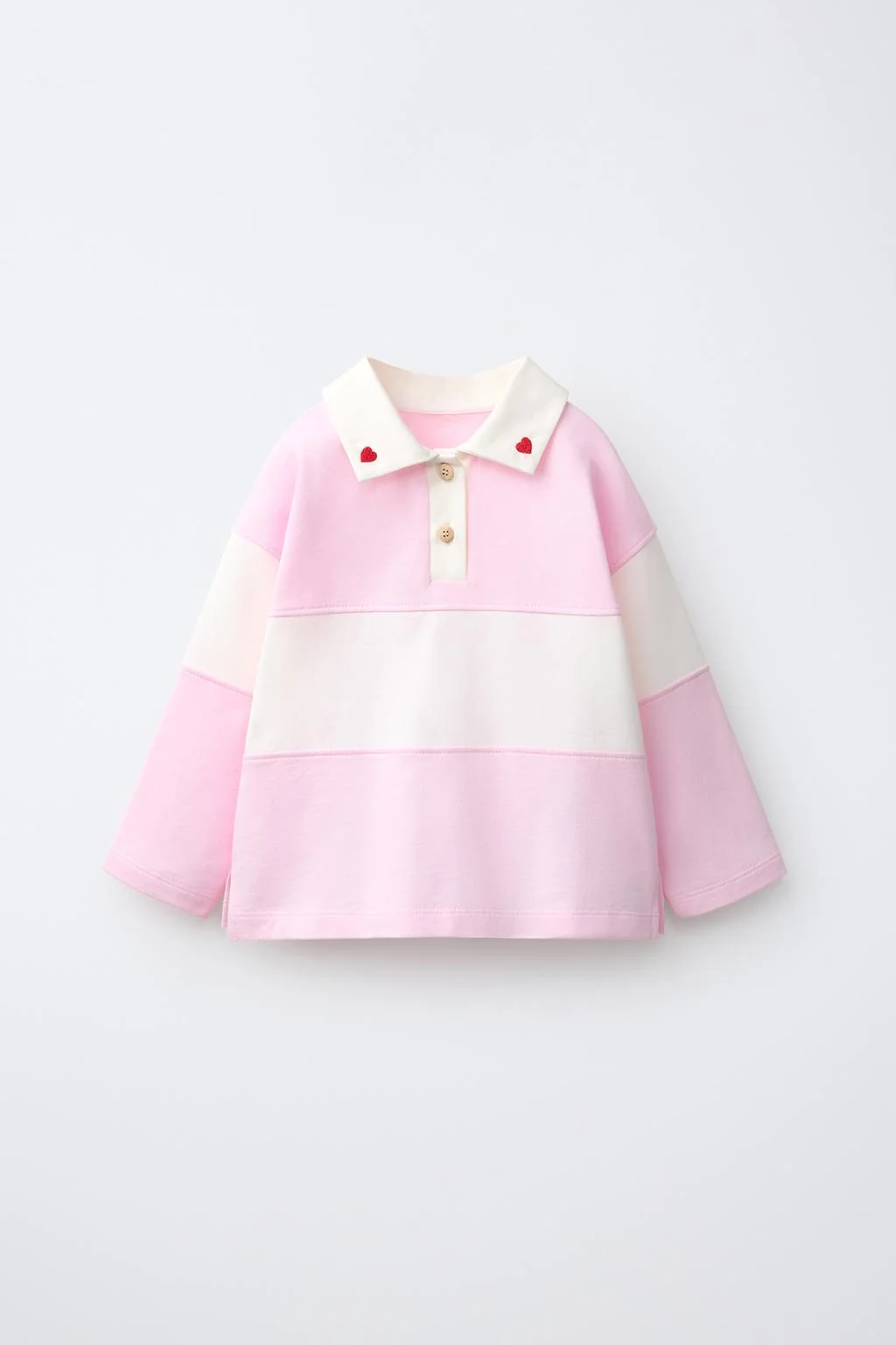 EMBROIDERED HEART POLO SHIRT