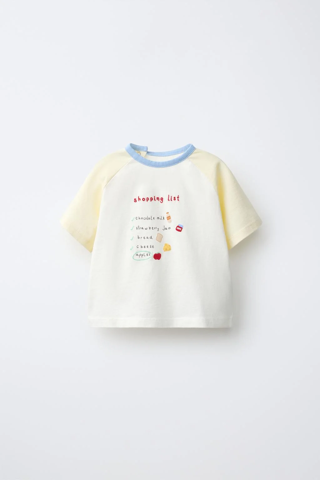 CONTRAST RAGLAN SLEEVE T-SHIRT