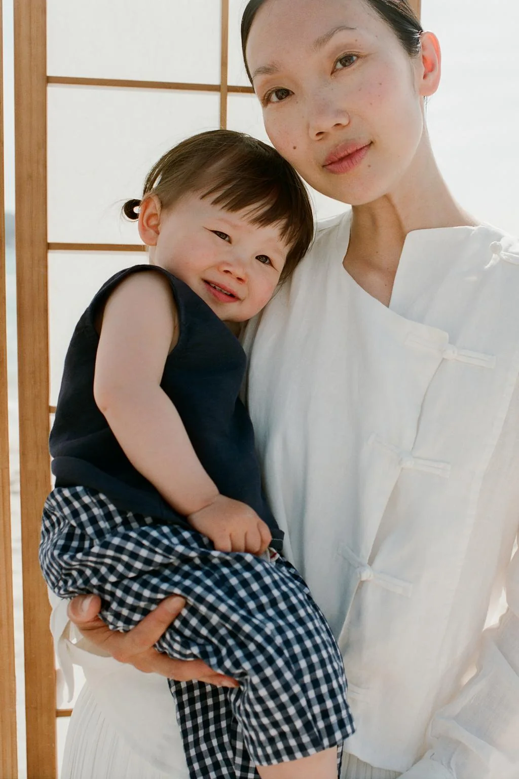 BAGGY GINGHAM TROUSERS
