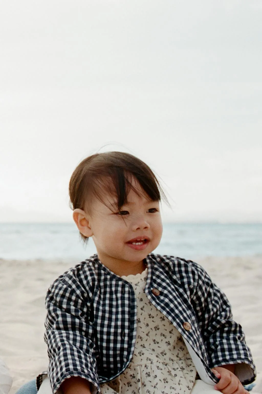 GINGHAM CHECK PUFFER JACKET