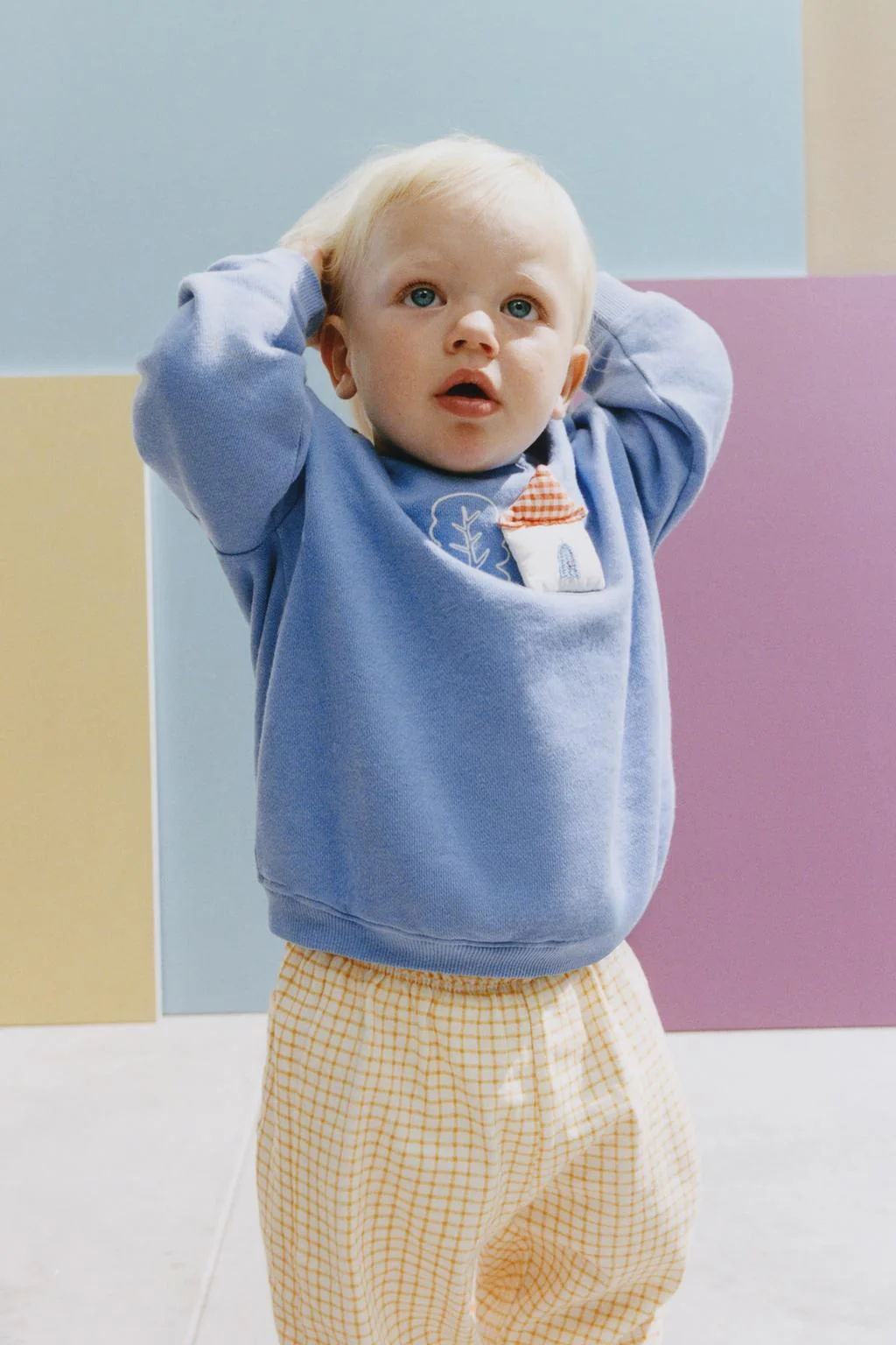 HOUSE PATCHWORK SWEATSHIRT