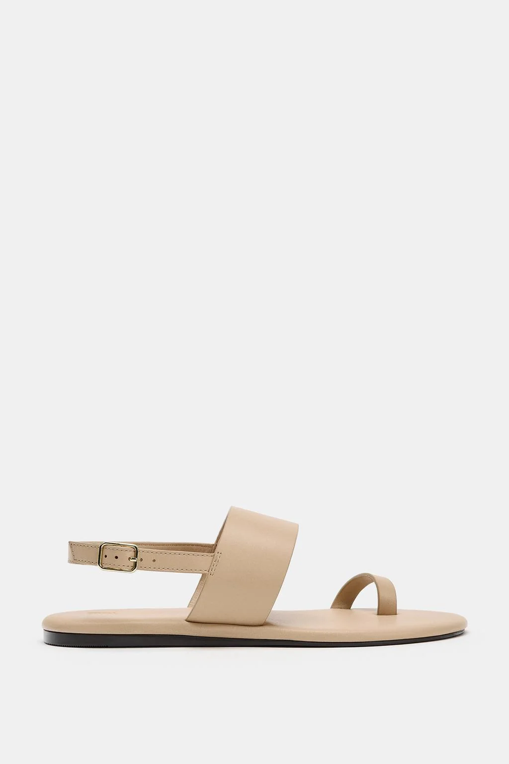 LEATHER FLAT SANDALS