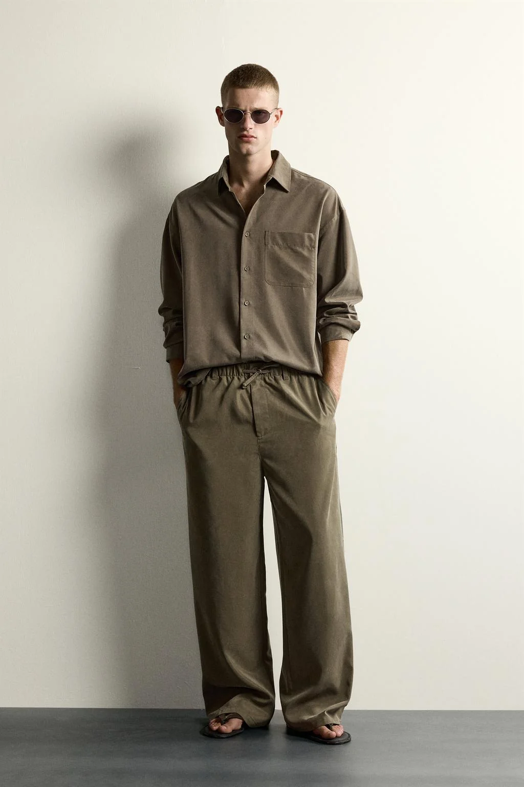 RELAXED FIT FLUID SHIRT