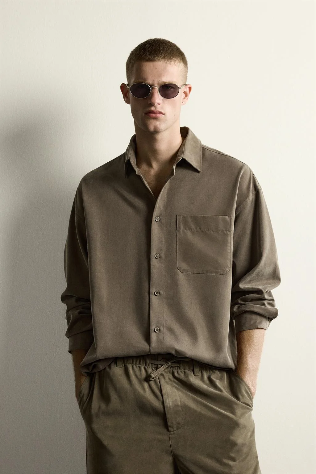 RELAXED FIT FLUID SHIRT