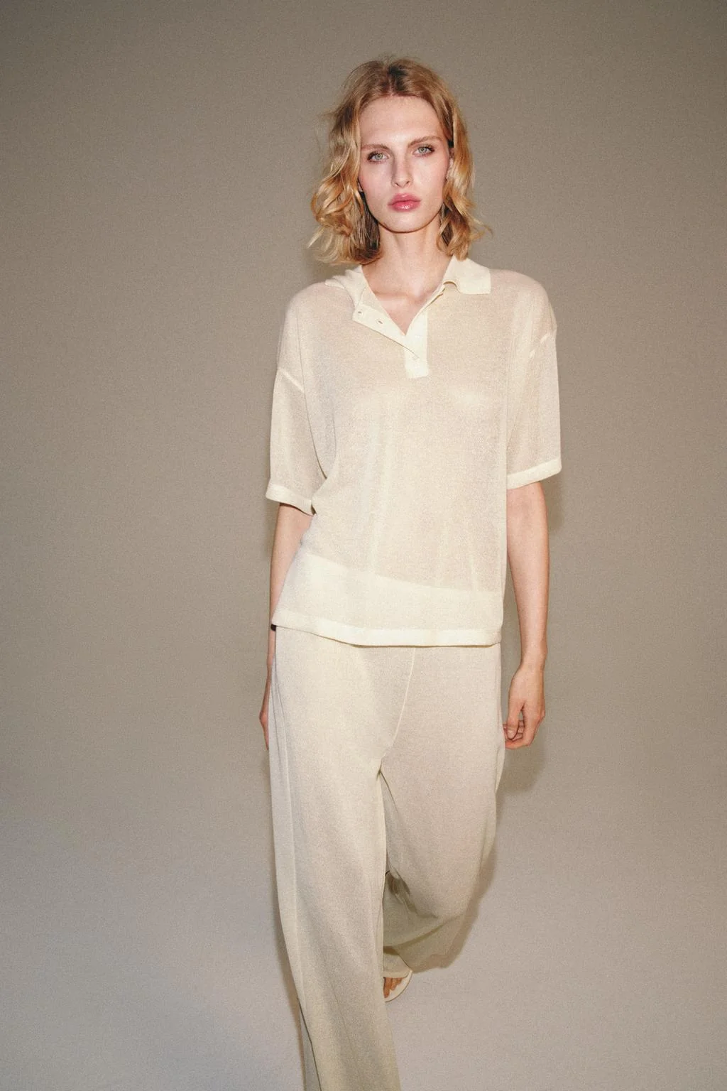 STRAIGHT FIT TROUSERS