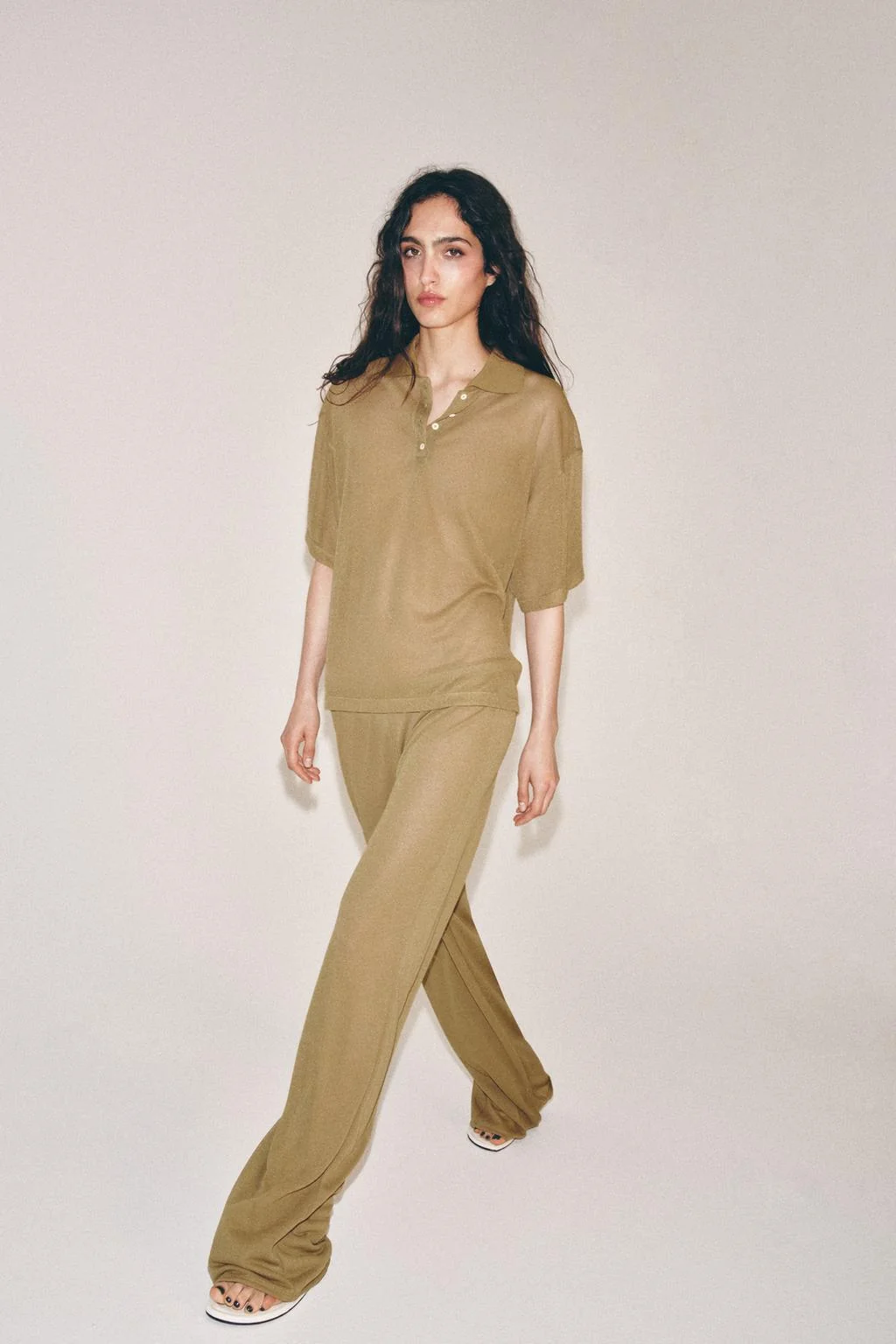 STRAIGHT FIT TROUSERS
