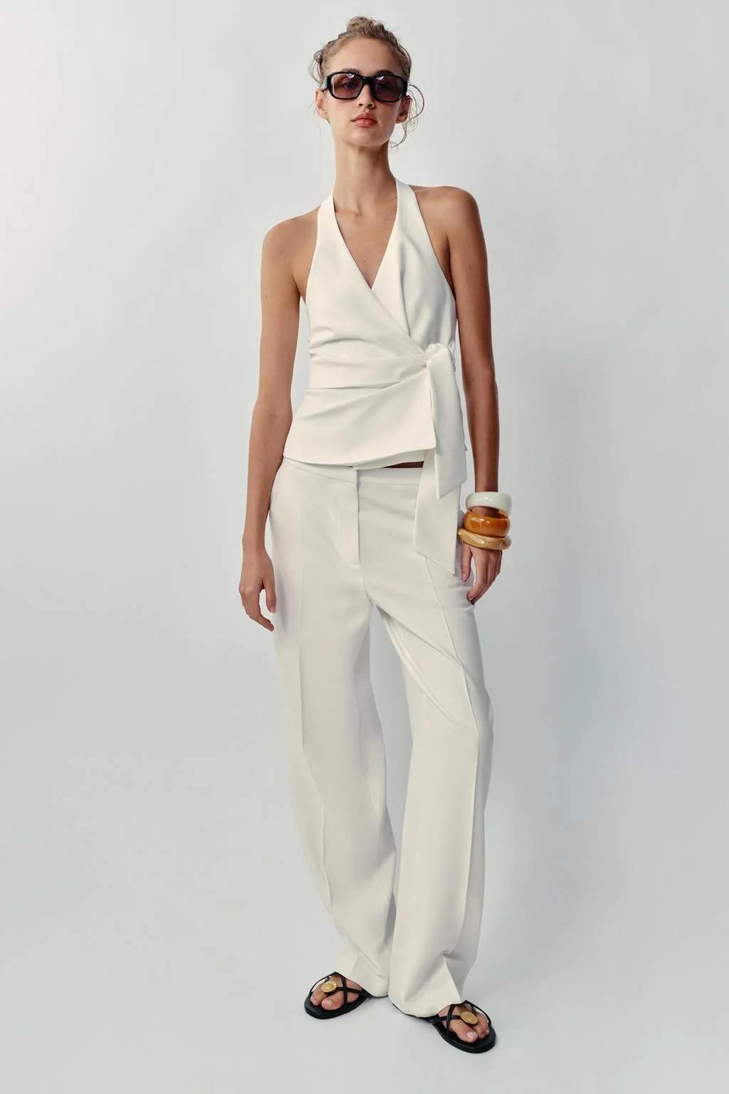 STRAIGHT-LEG TROUSERS