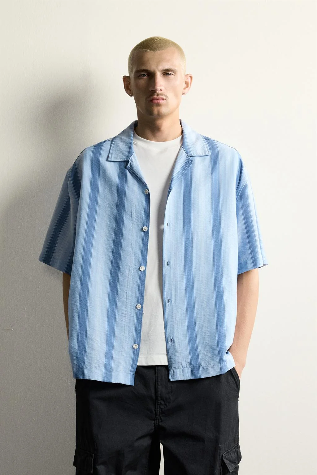 STRIPED RELAXED FIT SHIRT