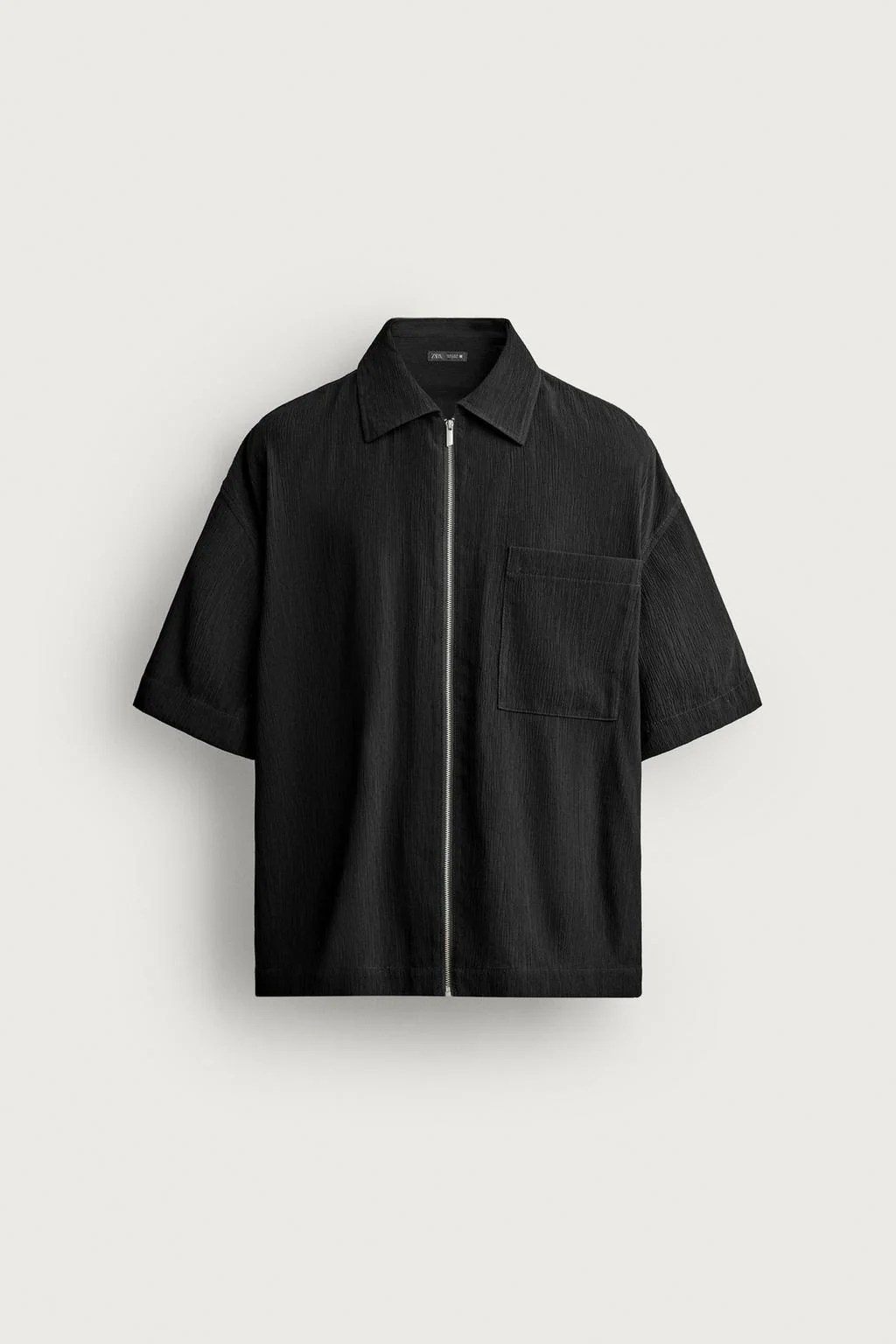 TEXTURED RELAXED FIT SHIRT