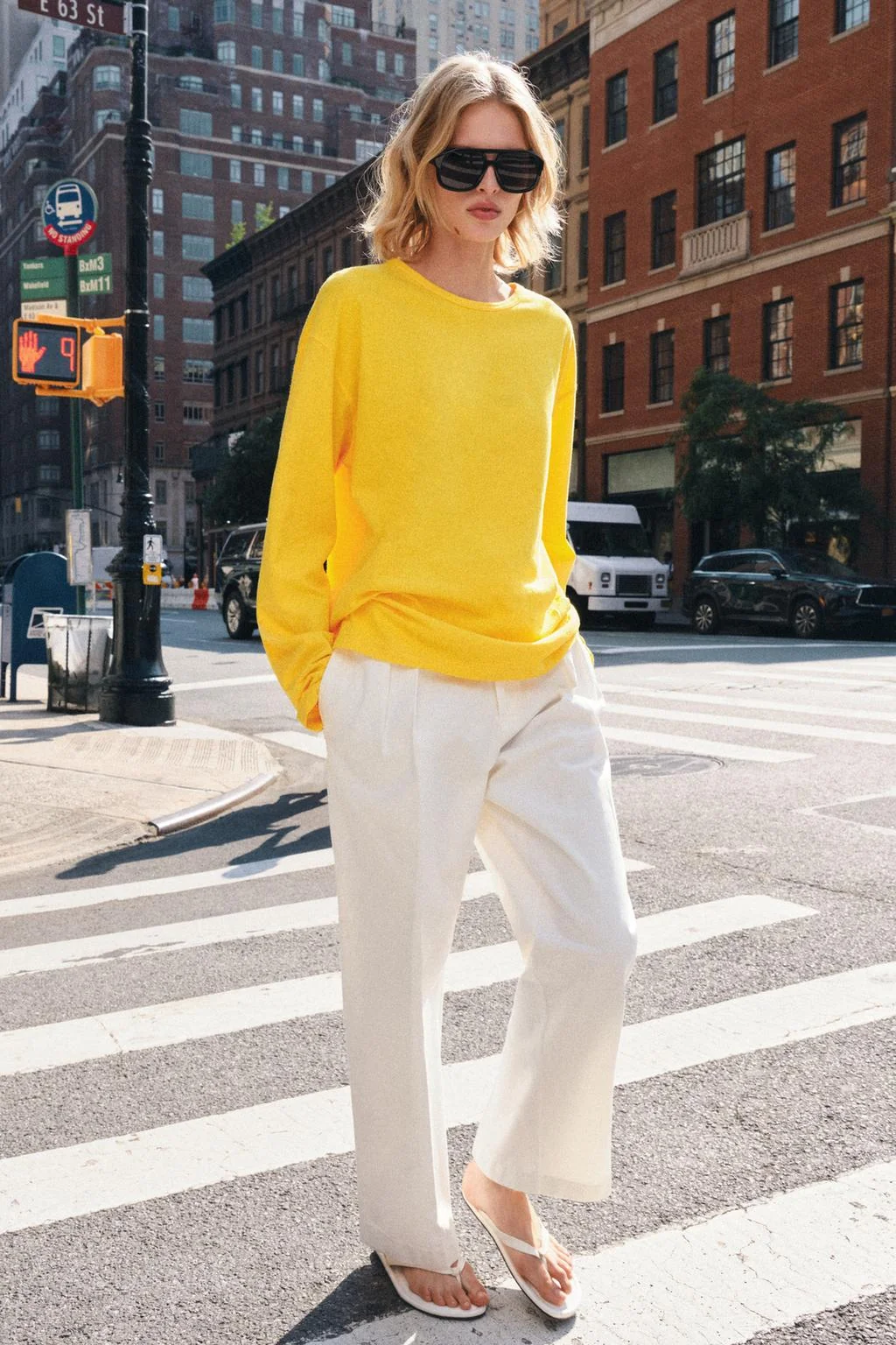 COTTON AND LINEN T-SHIRT