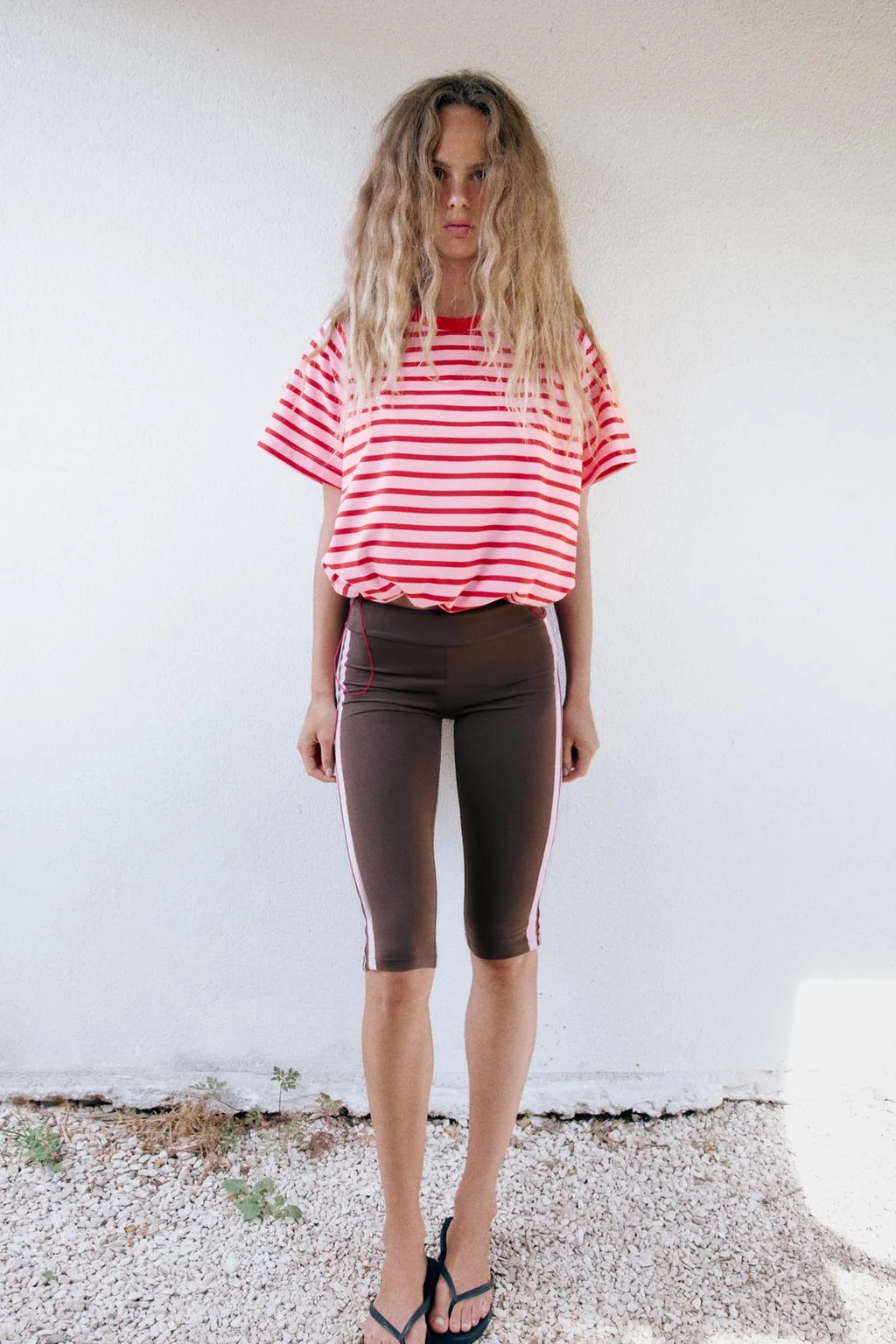 CAPRI LEGGINGS WITH SIDE STRIPES