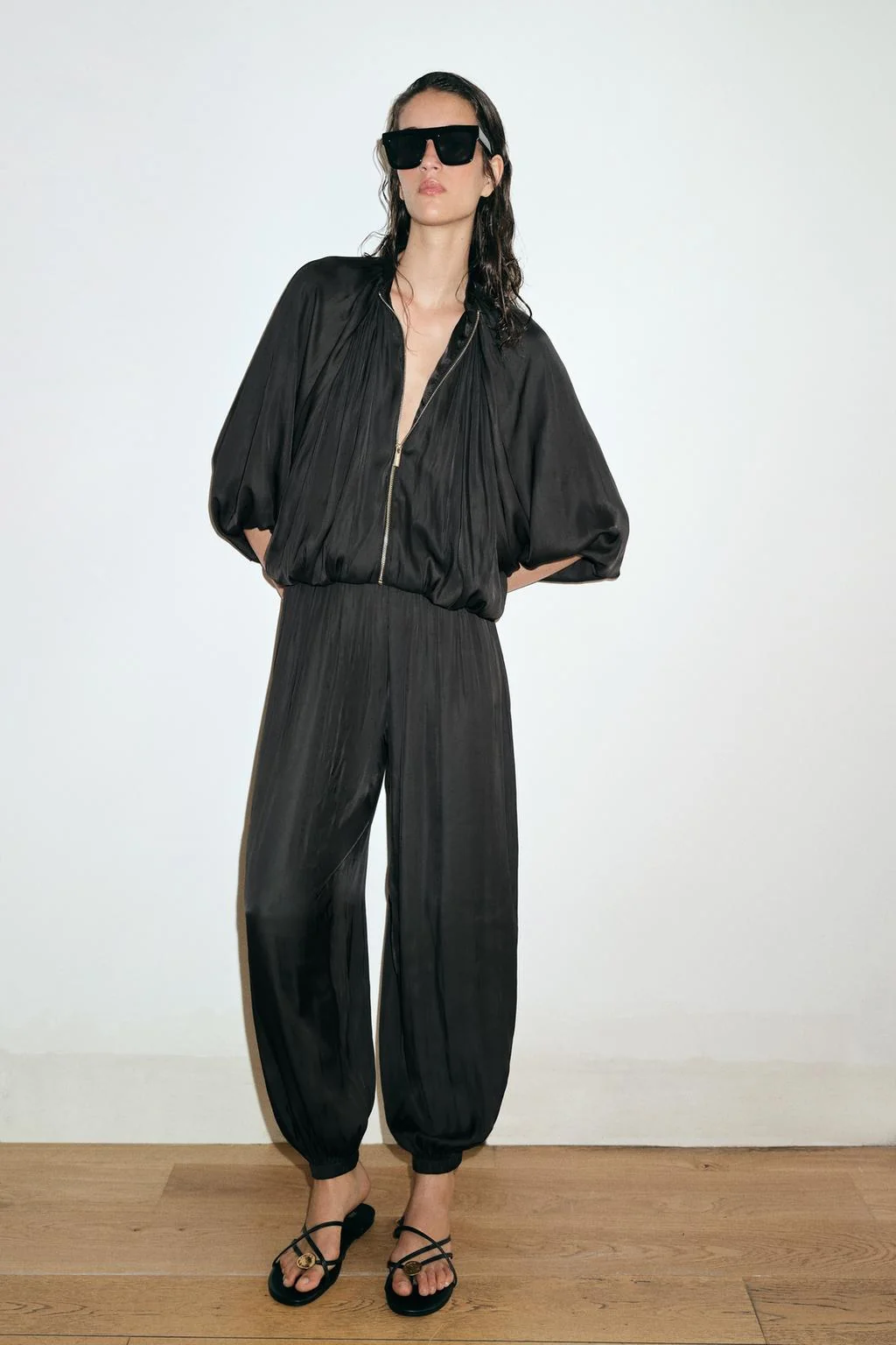 SATIN SAROUEL TROUSERS