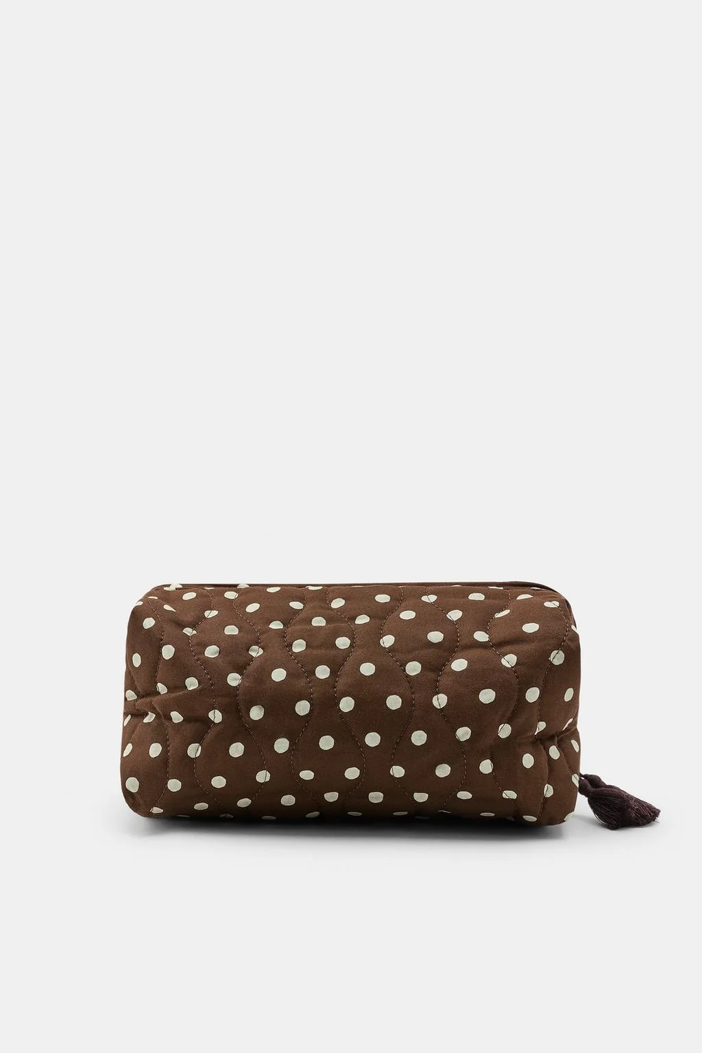 POLKA DOT PRINT TOILETRY BAG