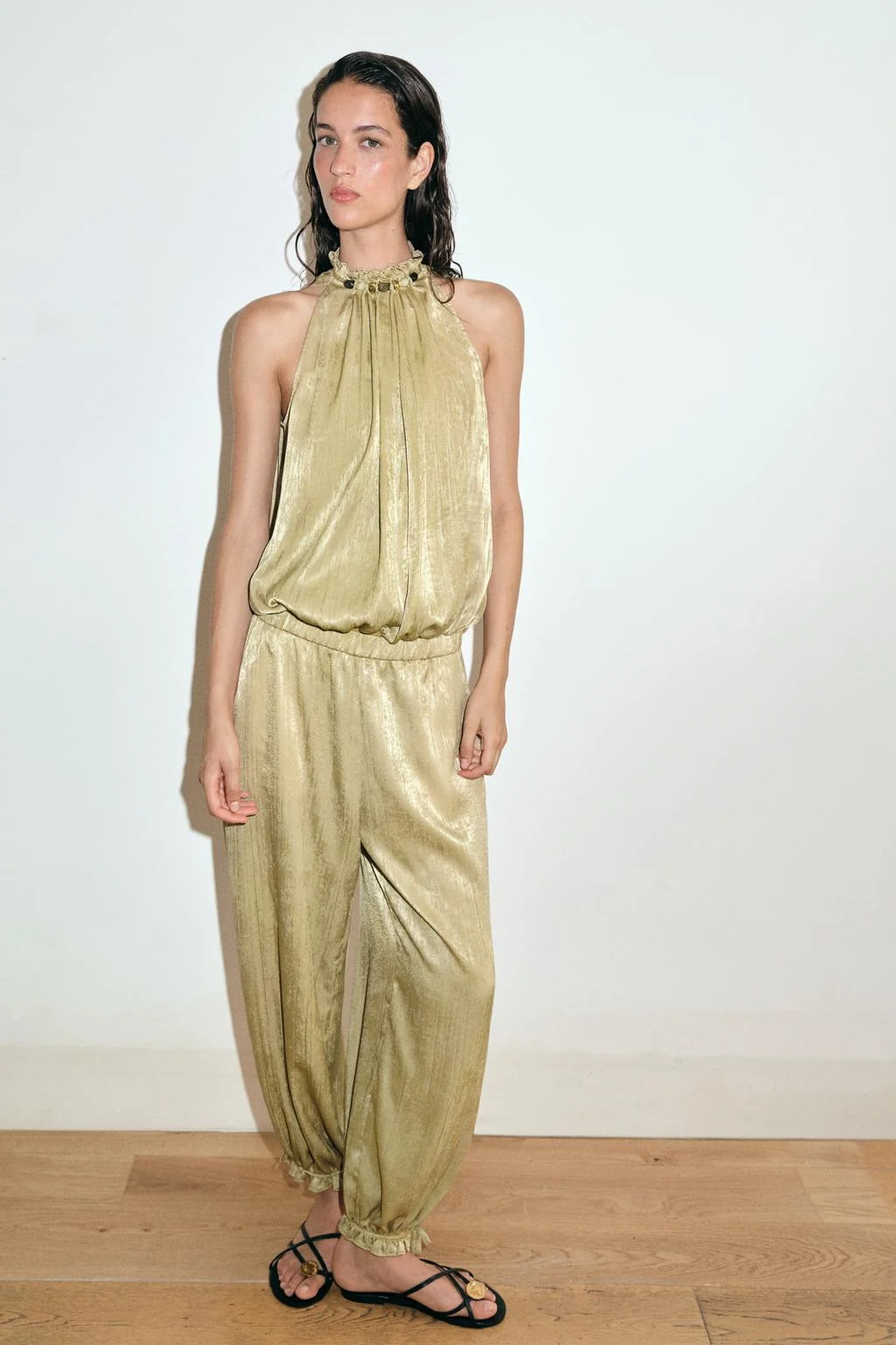ELASTIC WAIST SAROUEL TROUSERS