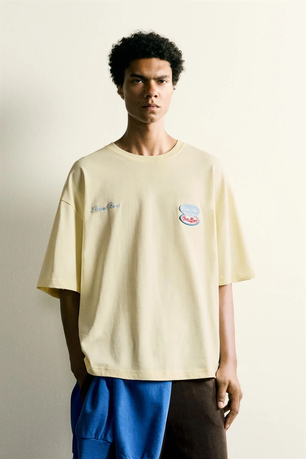 RELAXED FIT PATCHWORK T-SHIRT