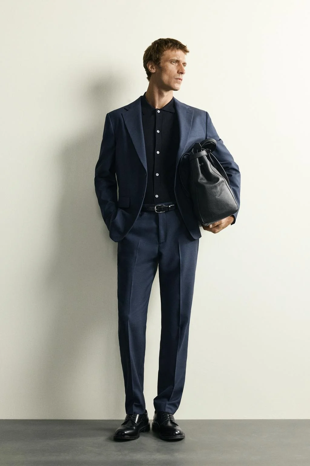 REGULAR FIT CHECK SUIT BLAZER