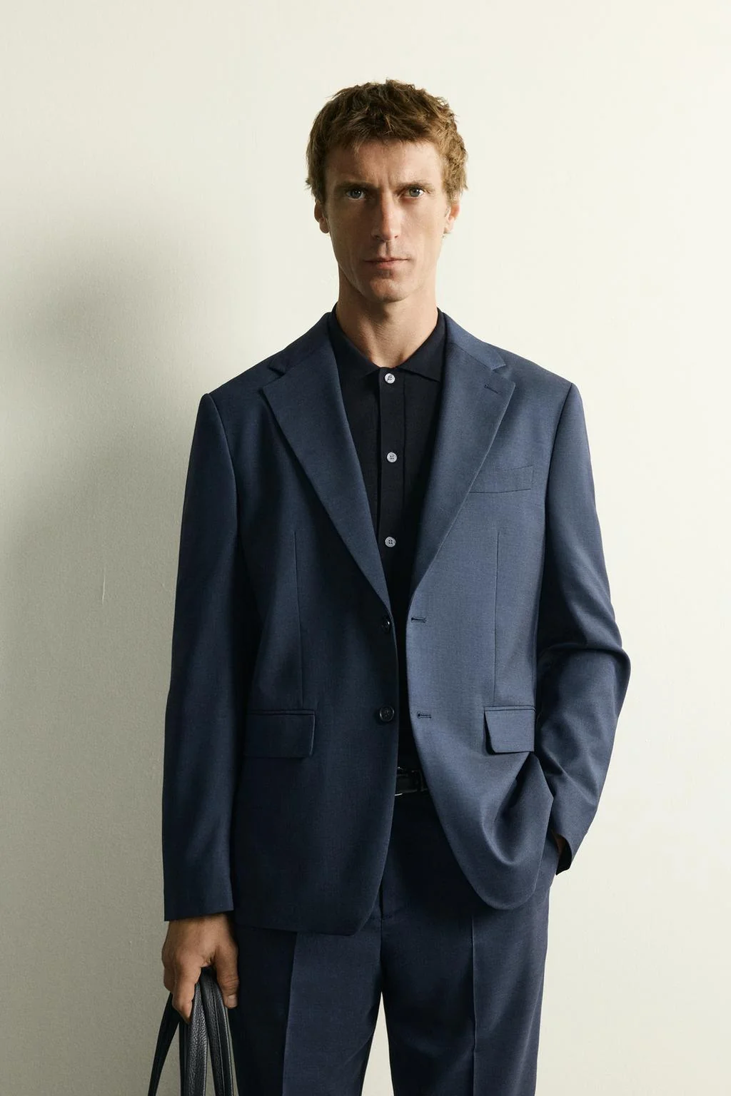 REGULAR FIT CHECK SUIT BLAZER