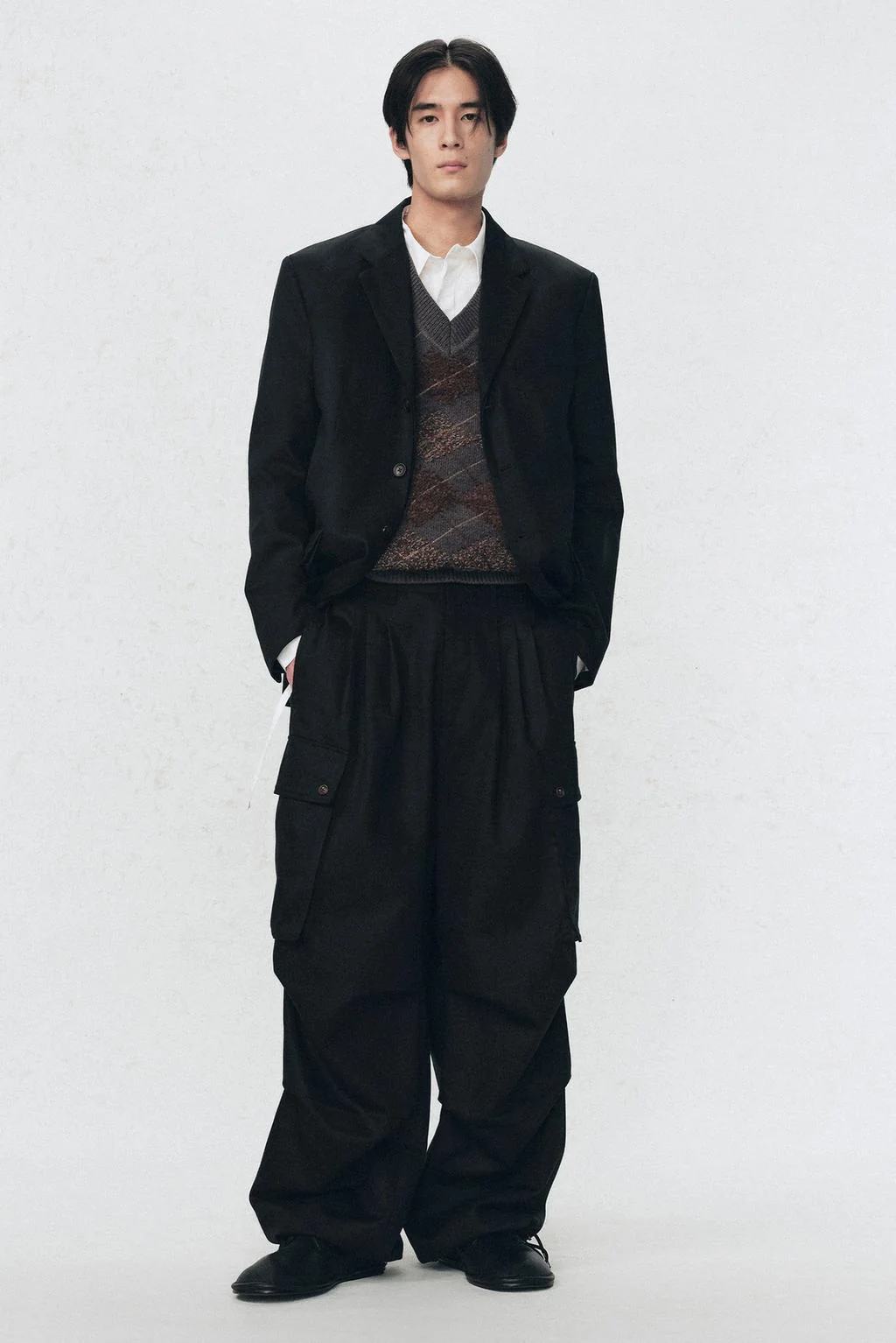 Пиджак свободного кроя из костюма SOSHIOTSUKI X ZARA — Сошиоцуки × Зара