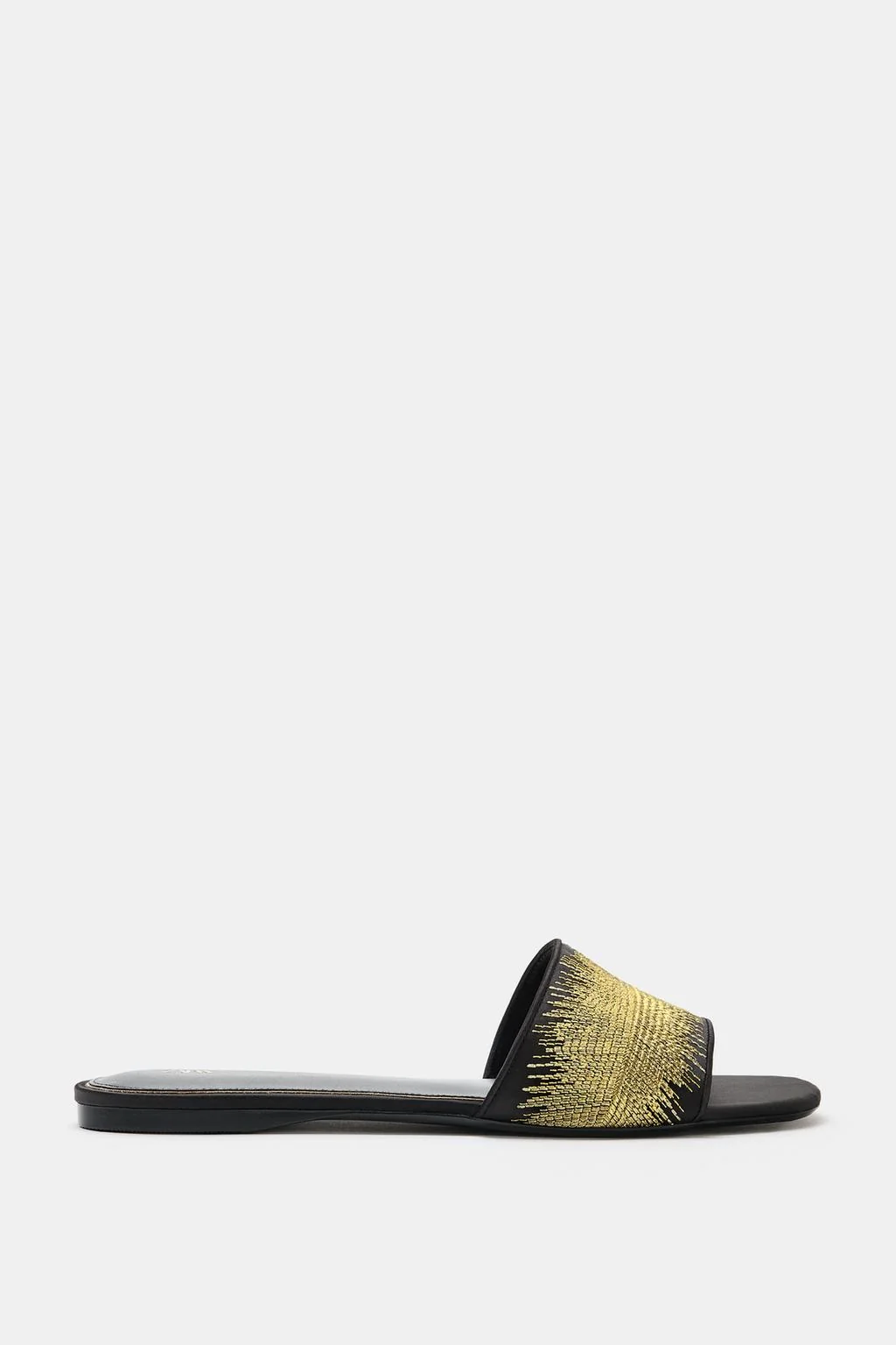 METALLIC FLAT SANDALS