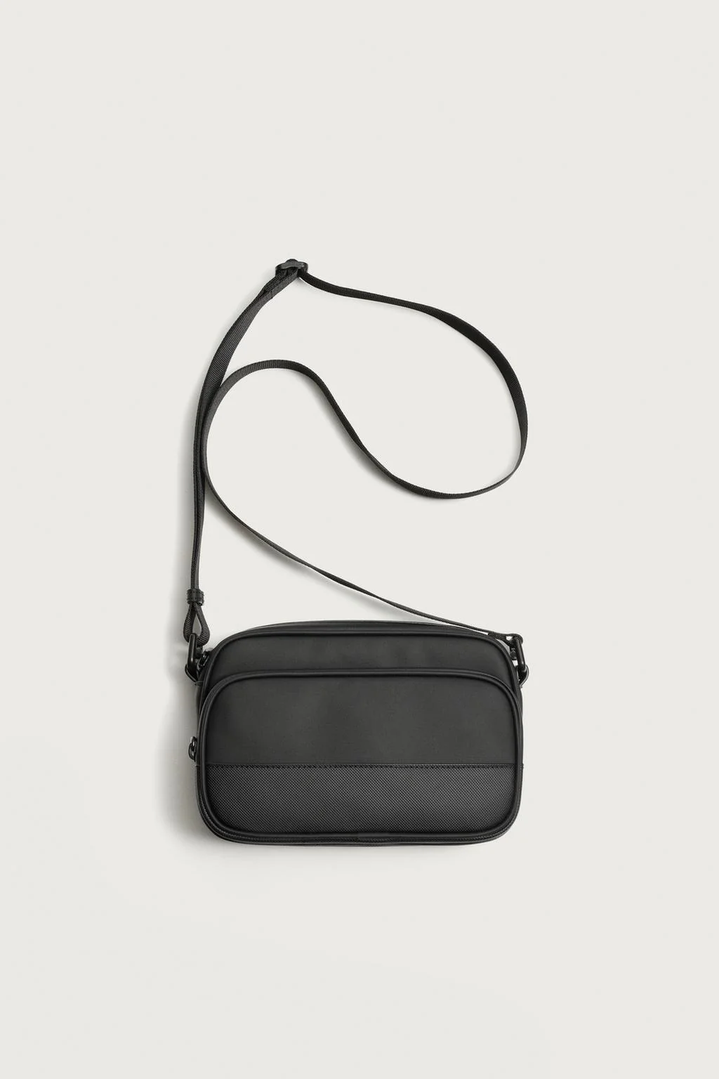 RUBBERISED CROSSBODY BAG