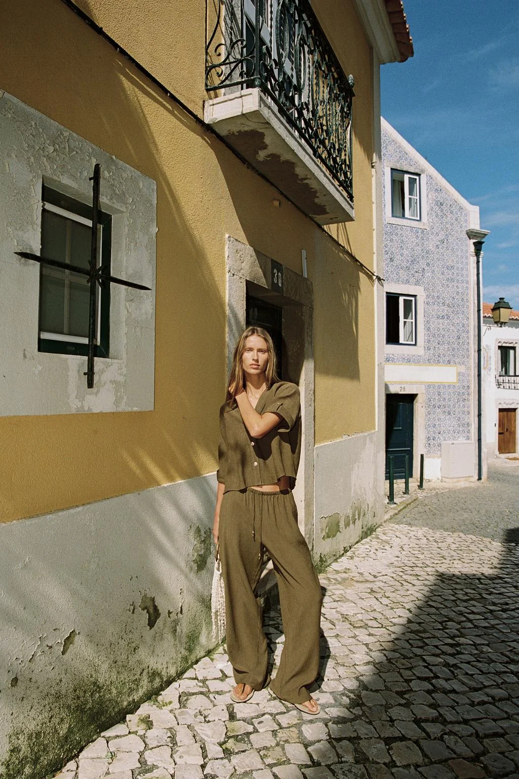 Комплект из брюк с прямыми штанинами