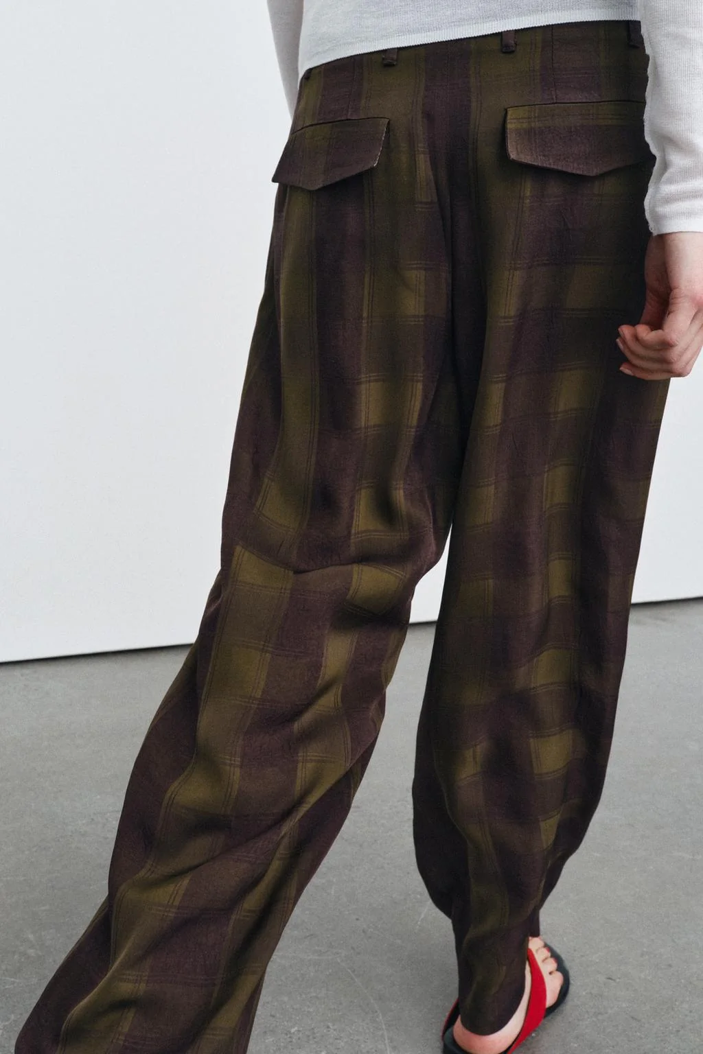 Брюки ZW COLLECTION в клетку