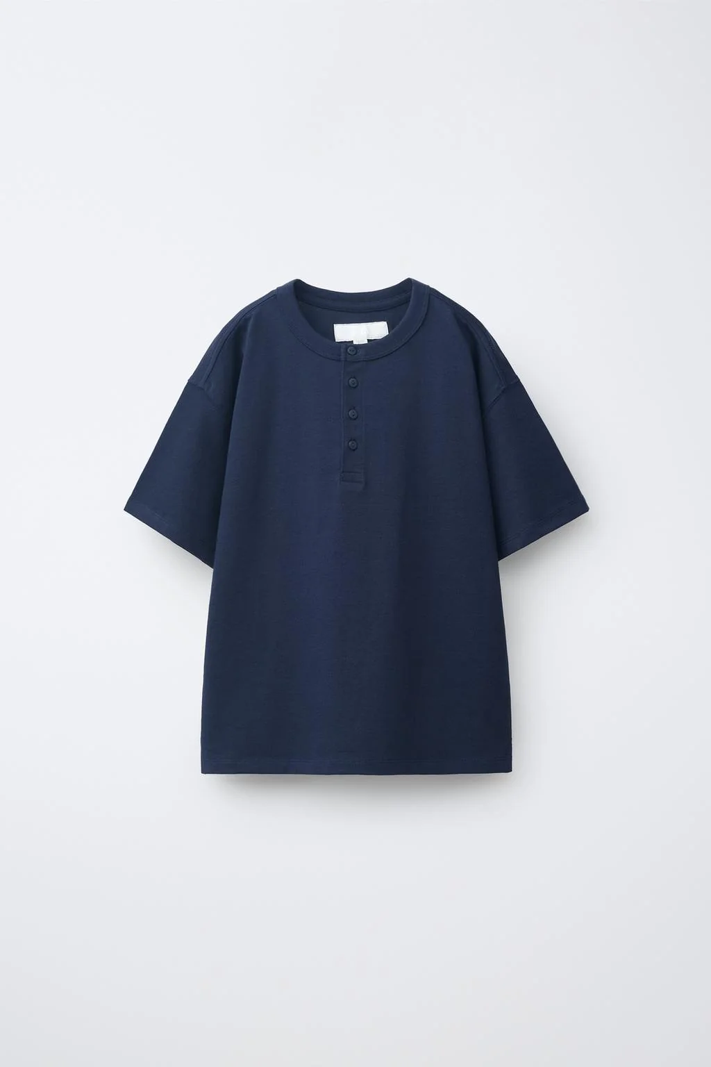 HENLEY COLLAR POLO SHIRT