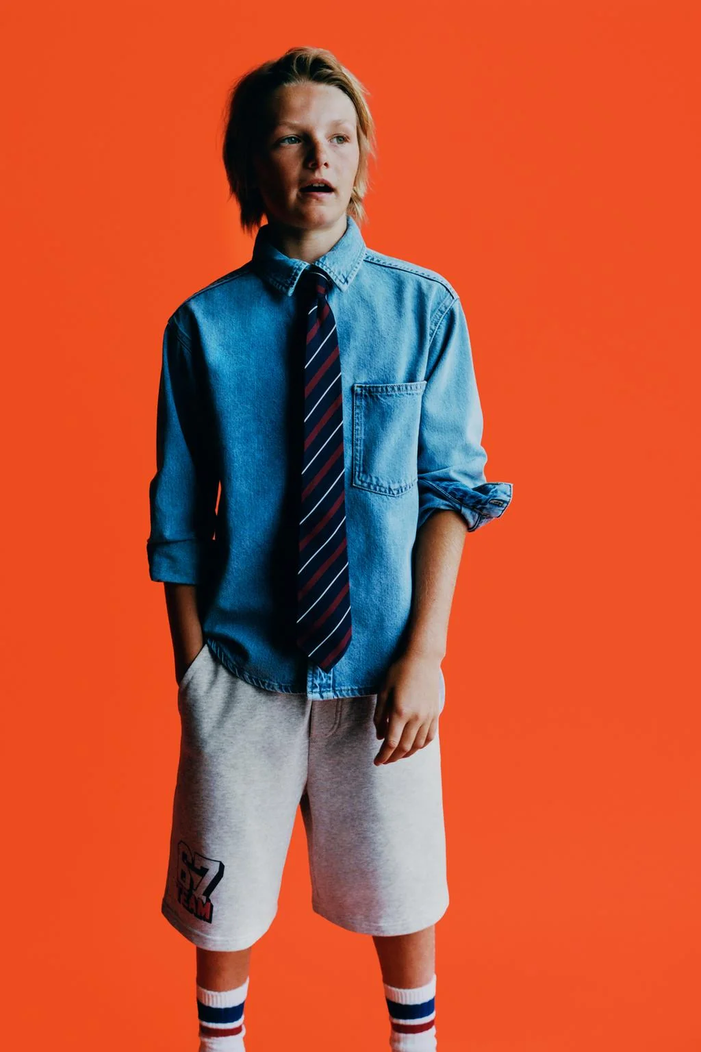 TEAM SIX SEVEN PLUSH BERMUDA SHORTS