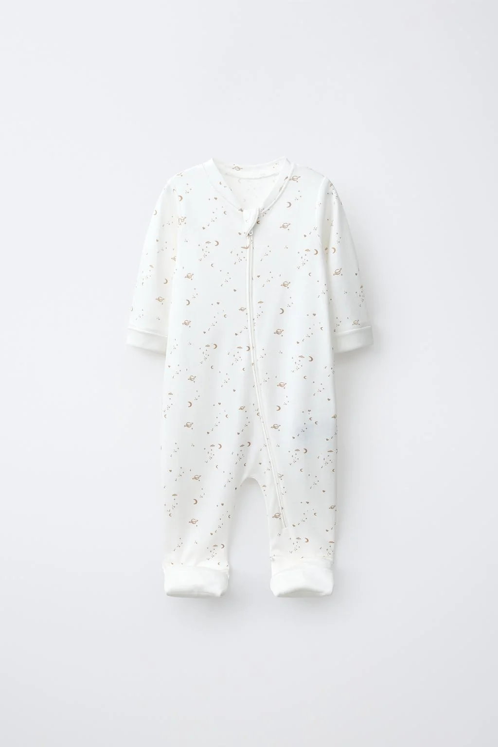 CONVERTIBLE FOOTED SPACE SLEEPSUIT